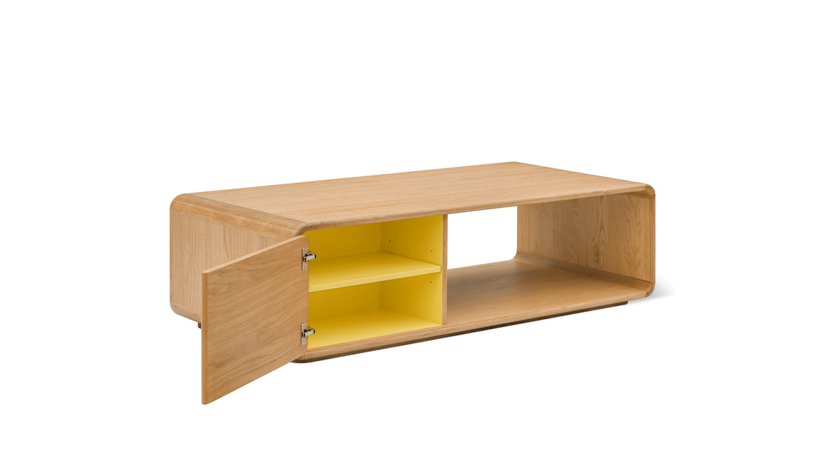 Call Me Storage Coffee Table, Oak