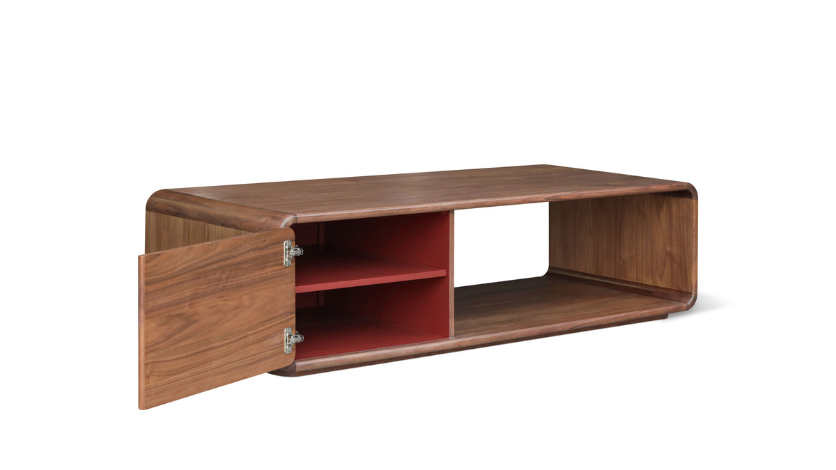 Call Me Storage Coffee Table, Walnut