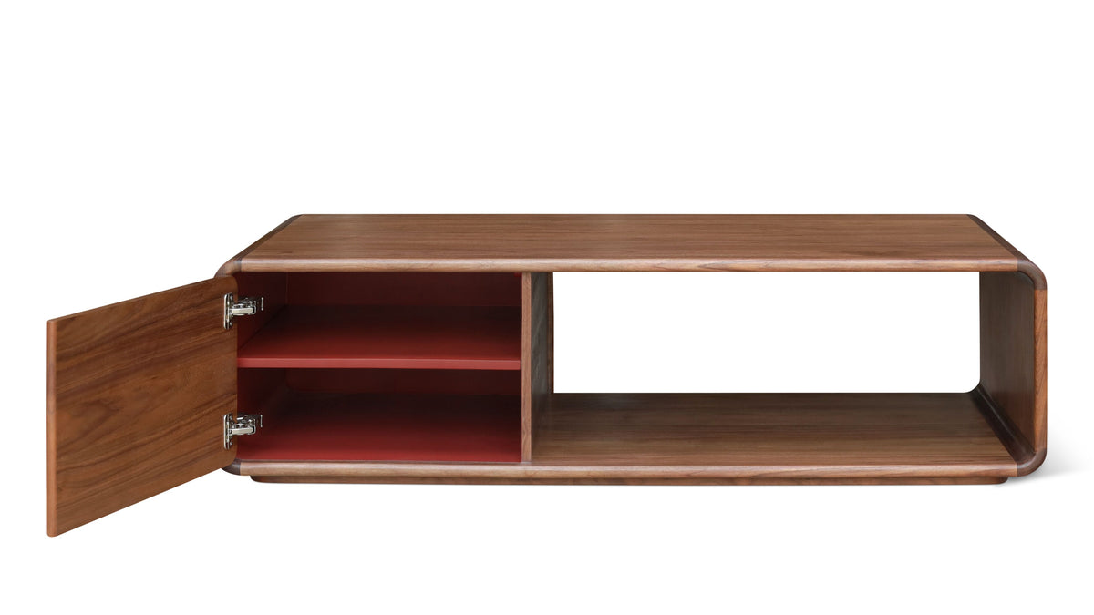 Call Me Storage Coffee Table, Walnut