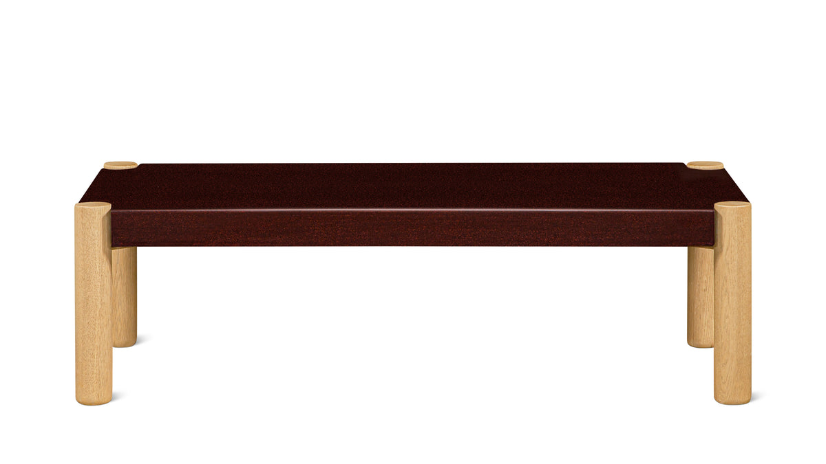 Avenue Coffee Table, Burgundy — alternate view