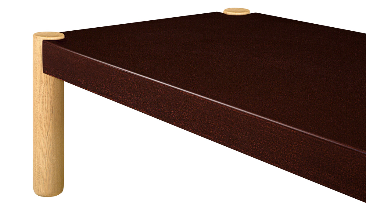 Avenue Coffee Table, Burgundy — alternate view