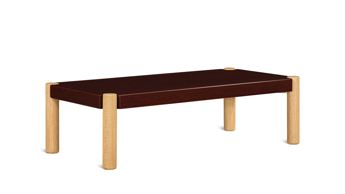 Avenue Coffee Table, Burgundy