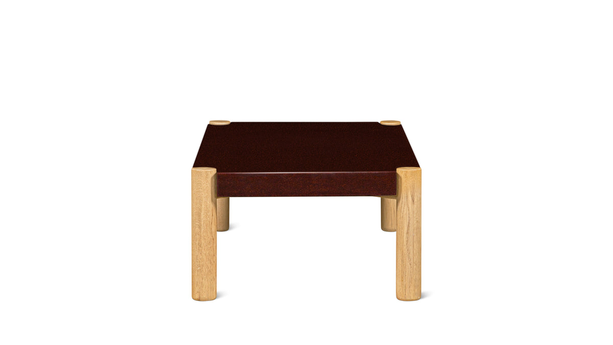 Avenue Coffee Table, Burgundy — alternate view