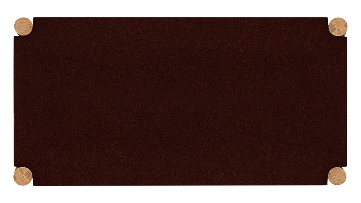 Avenue Coffee Table, Burgundy — alternate view