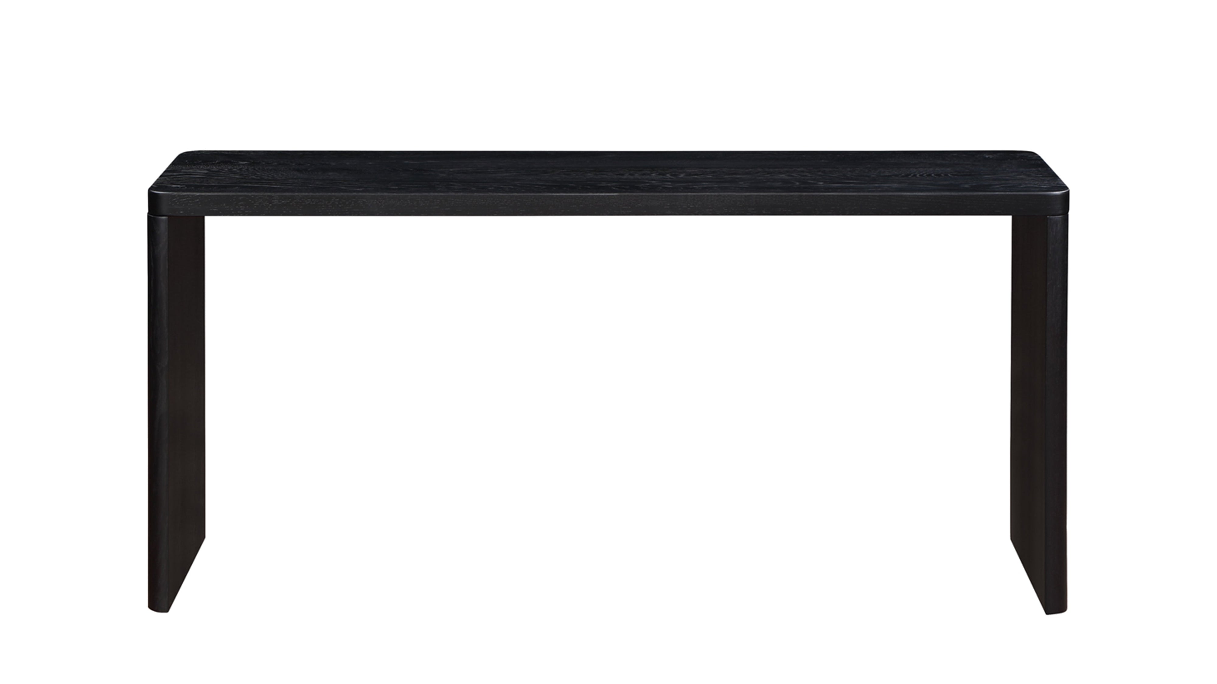 Form Console, Large, Black Oak