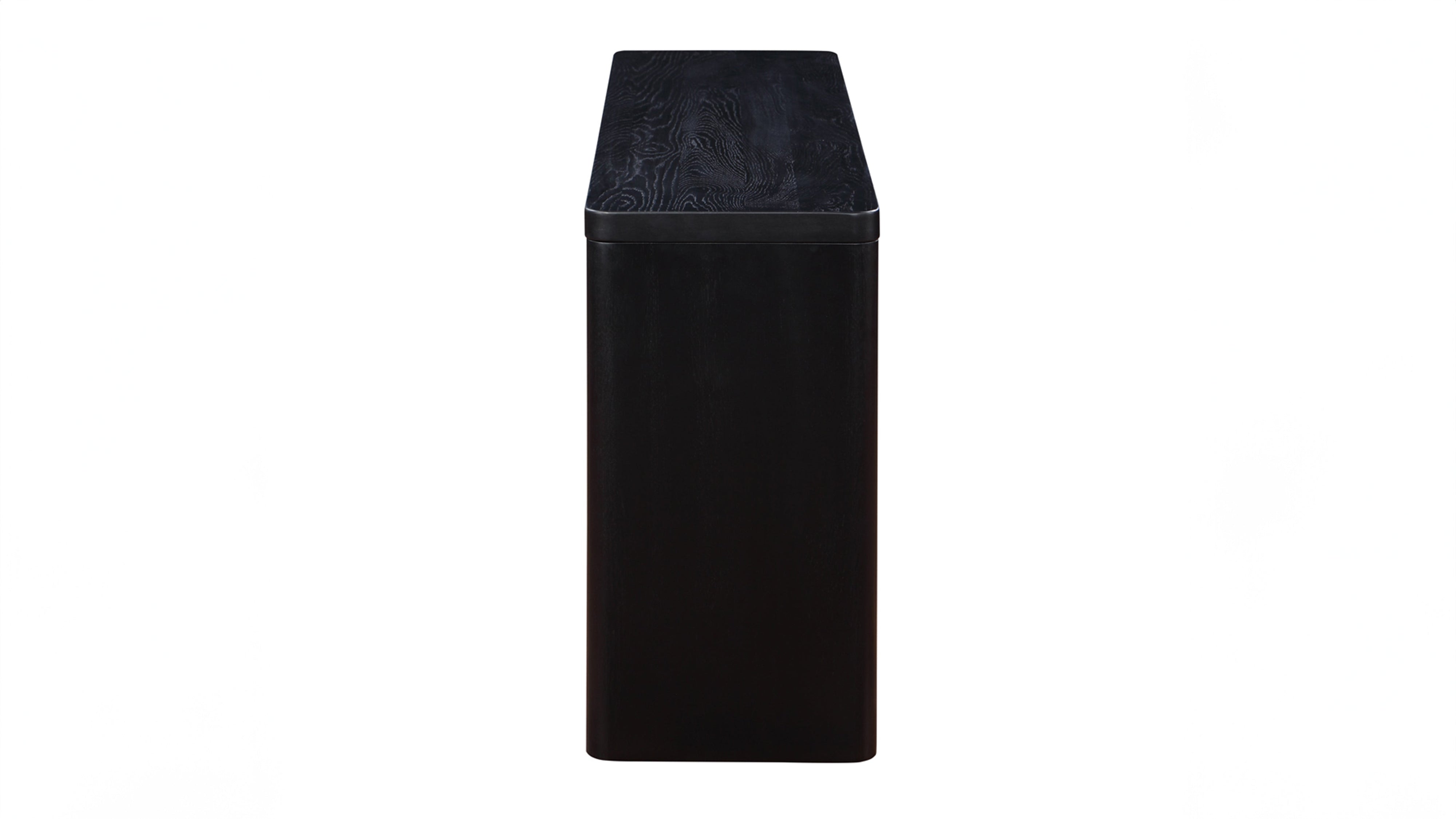 Form Console, Large, Black Oak