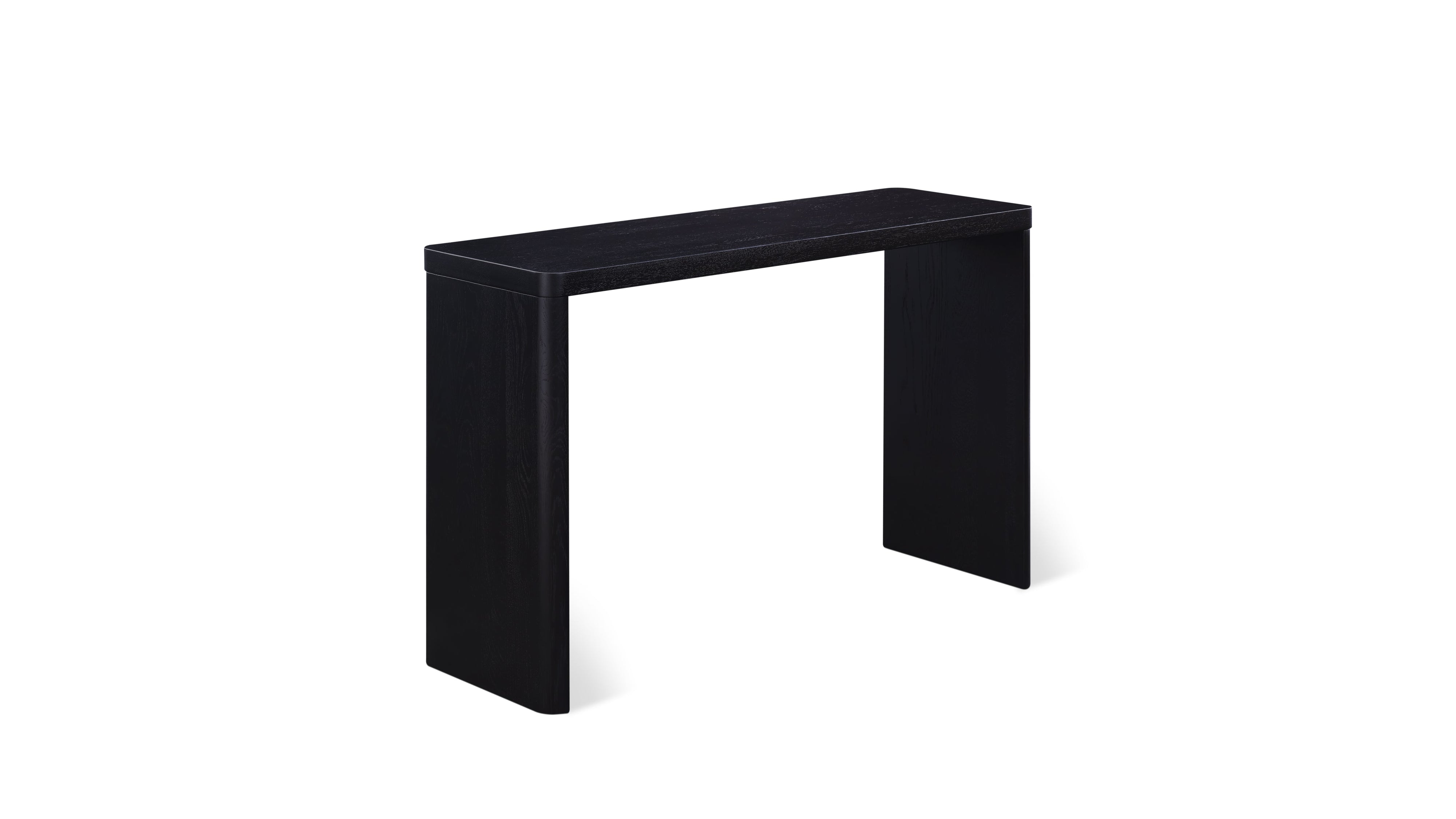 Form Console, Small, Black Oak