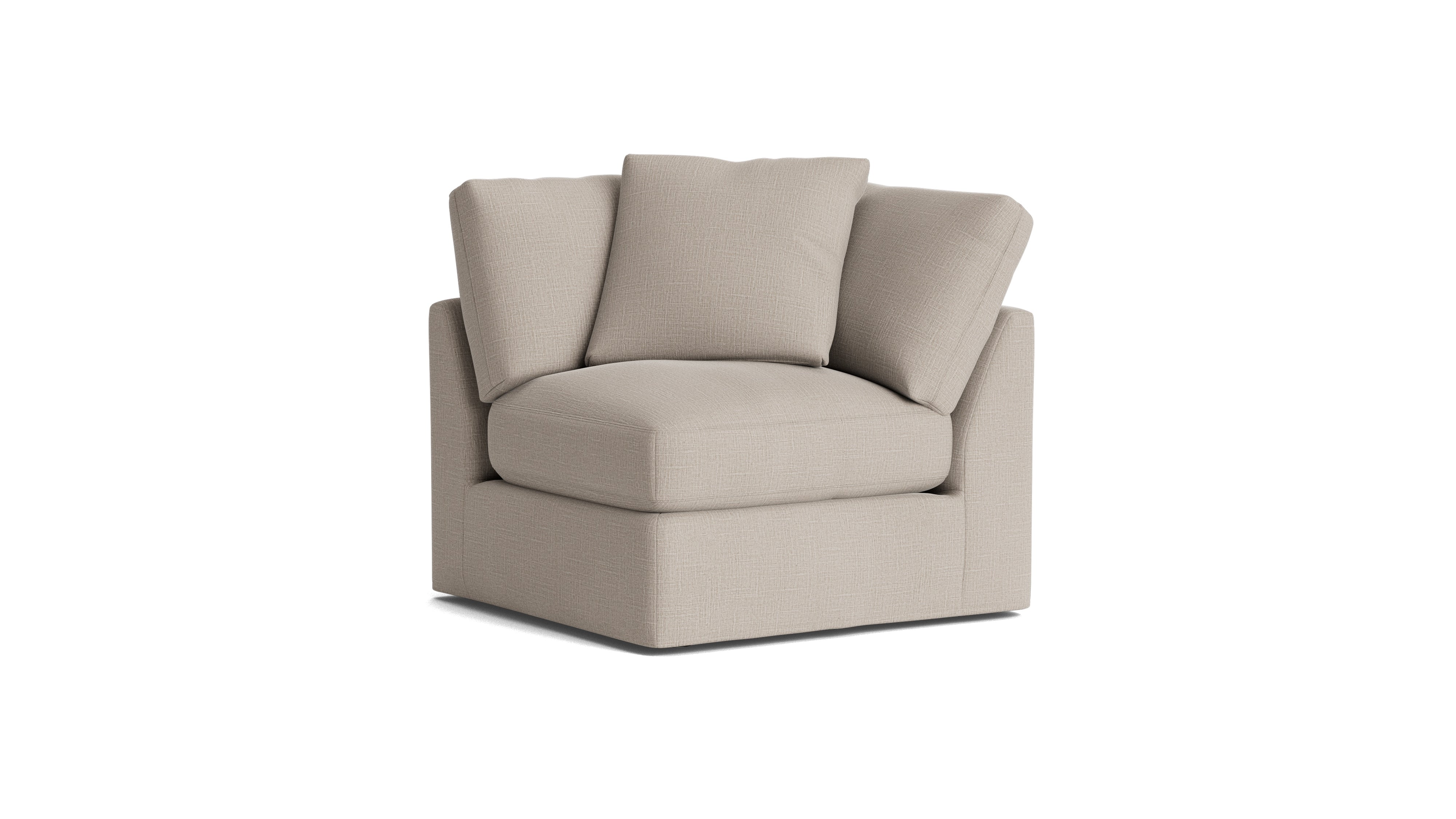 Get Together™ Corner Chair, Large, Light Pebble