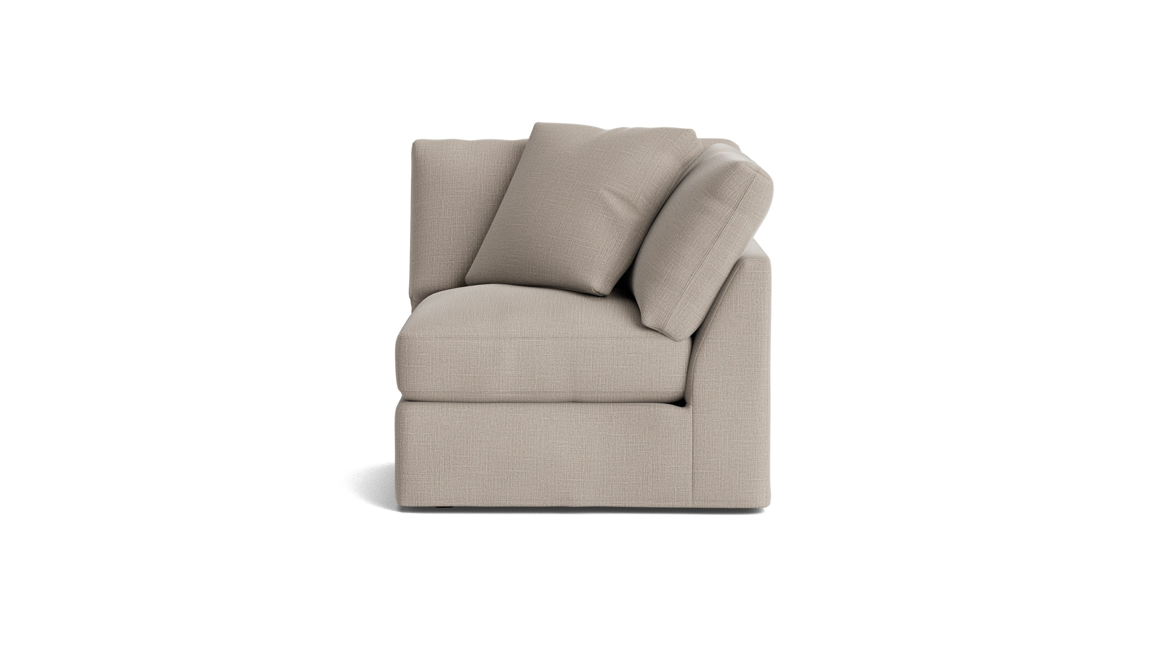 Get Together™ Corner Chair, Large, Light Pebble