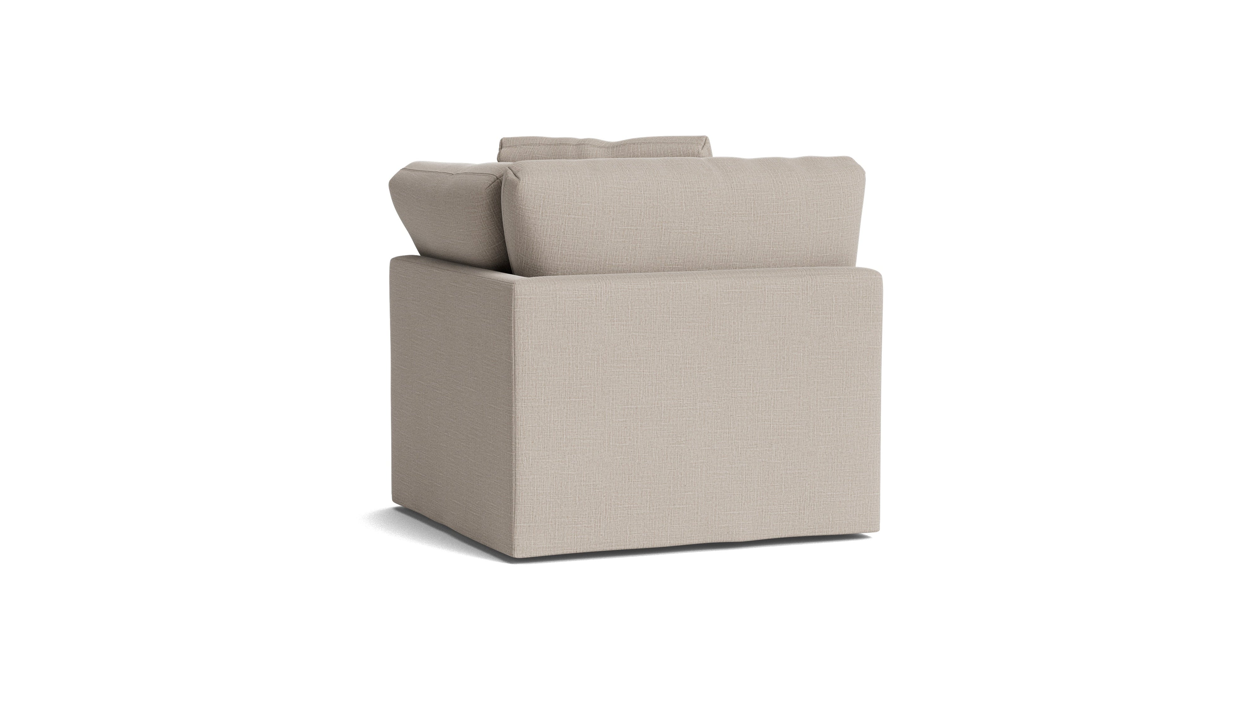 Get Together™ Corner Chair, Large, Light Pebble