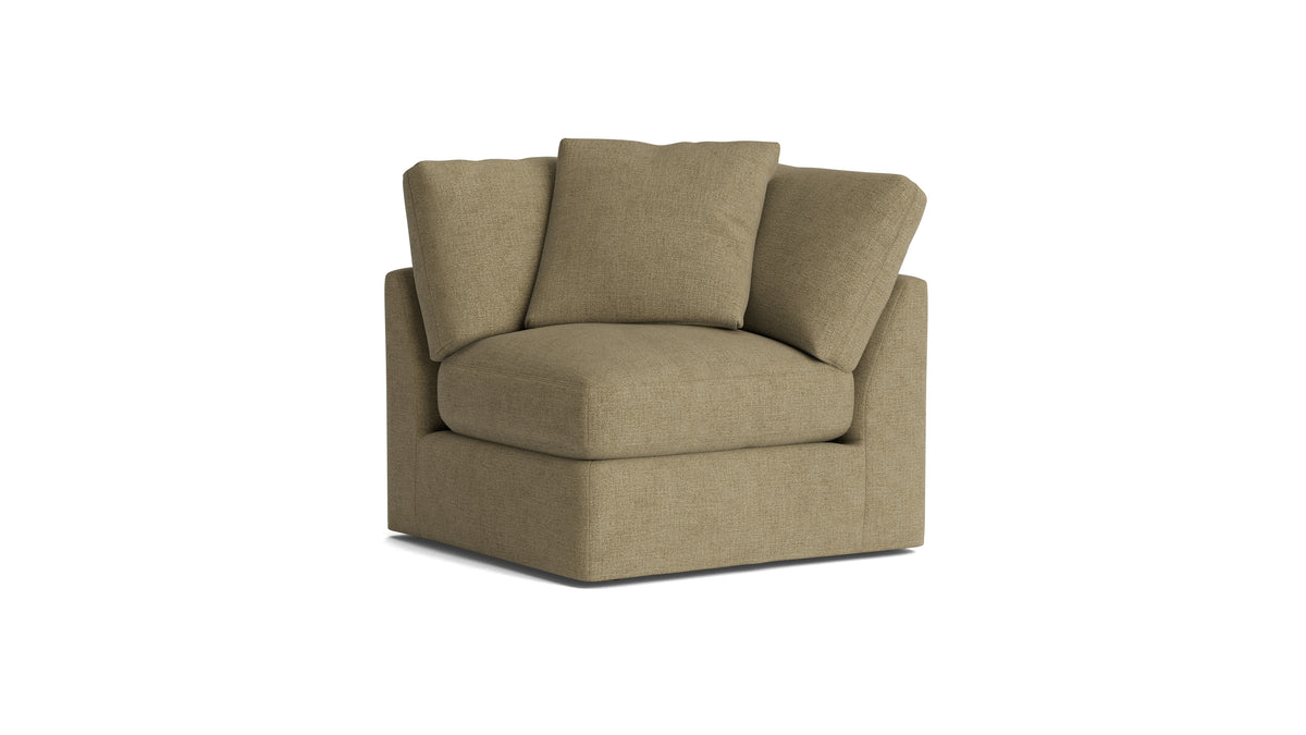 Get Together™ Corner Chair, Large, Olive — alternate view