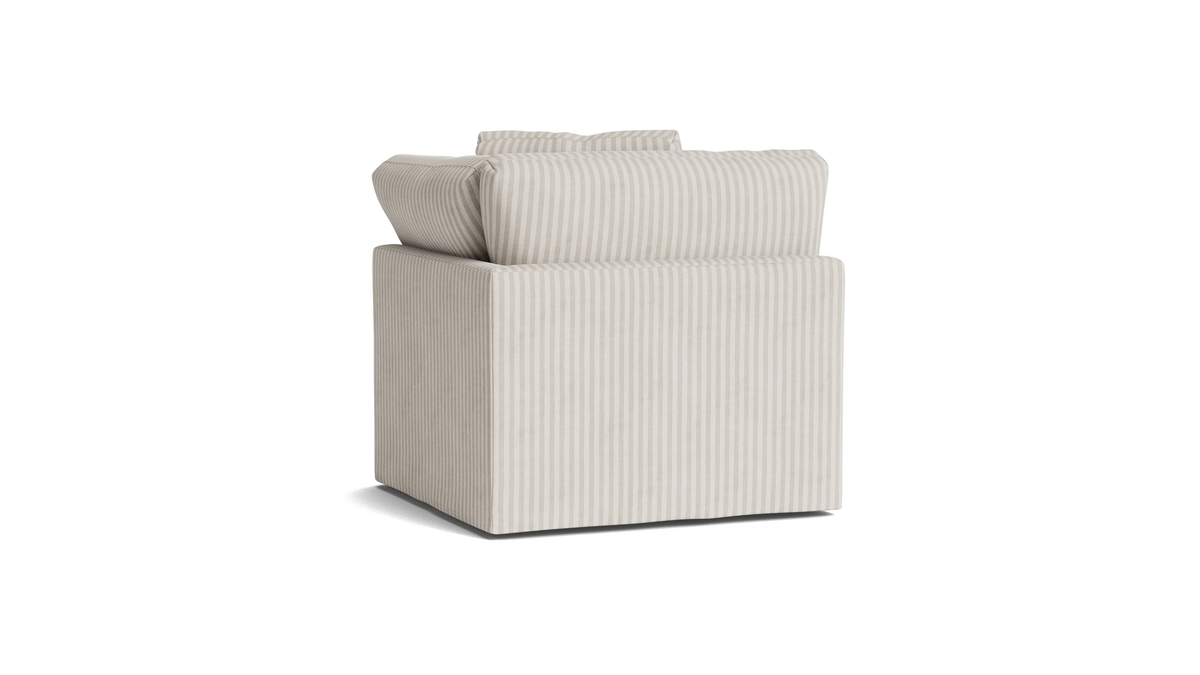 Get Together™ Corner Chair, Large, Newport Stripe — alternate view