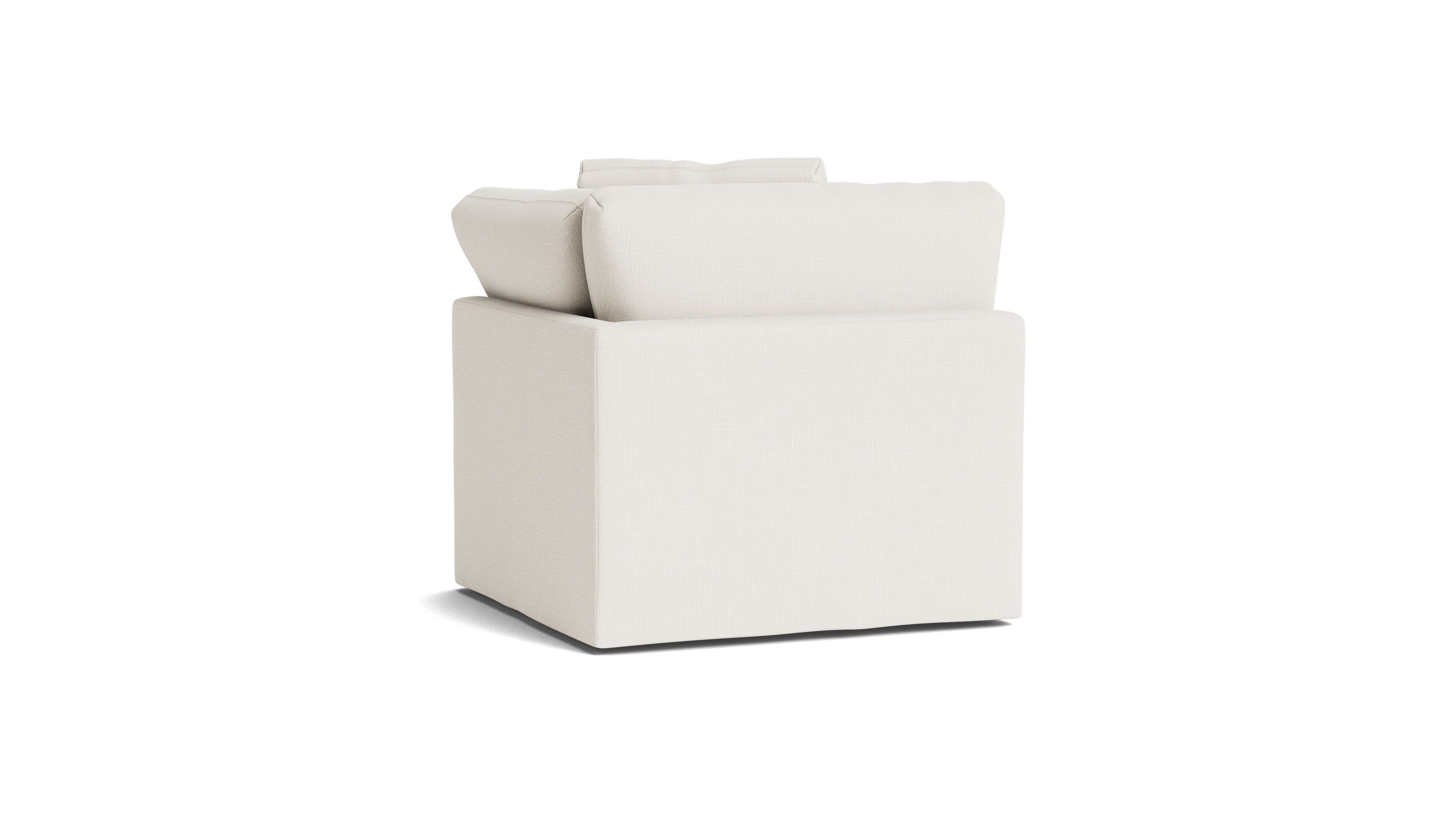 Get Together™ Corner Chair, Standard, Cream Linen