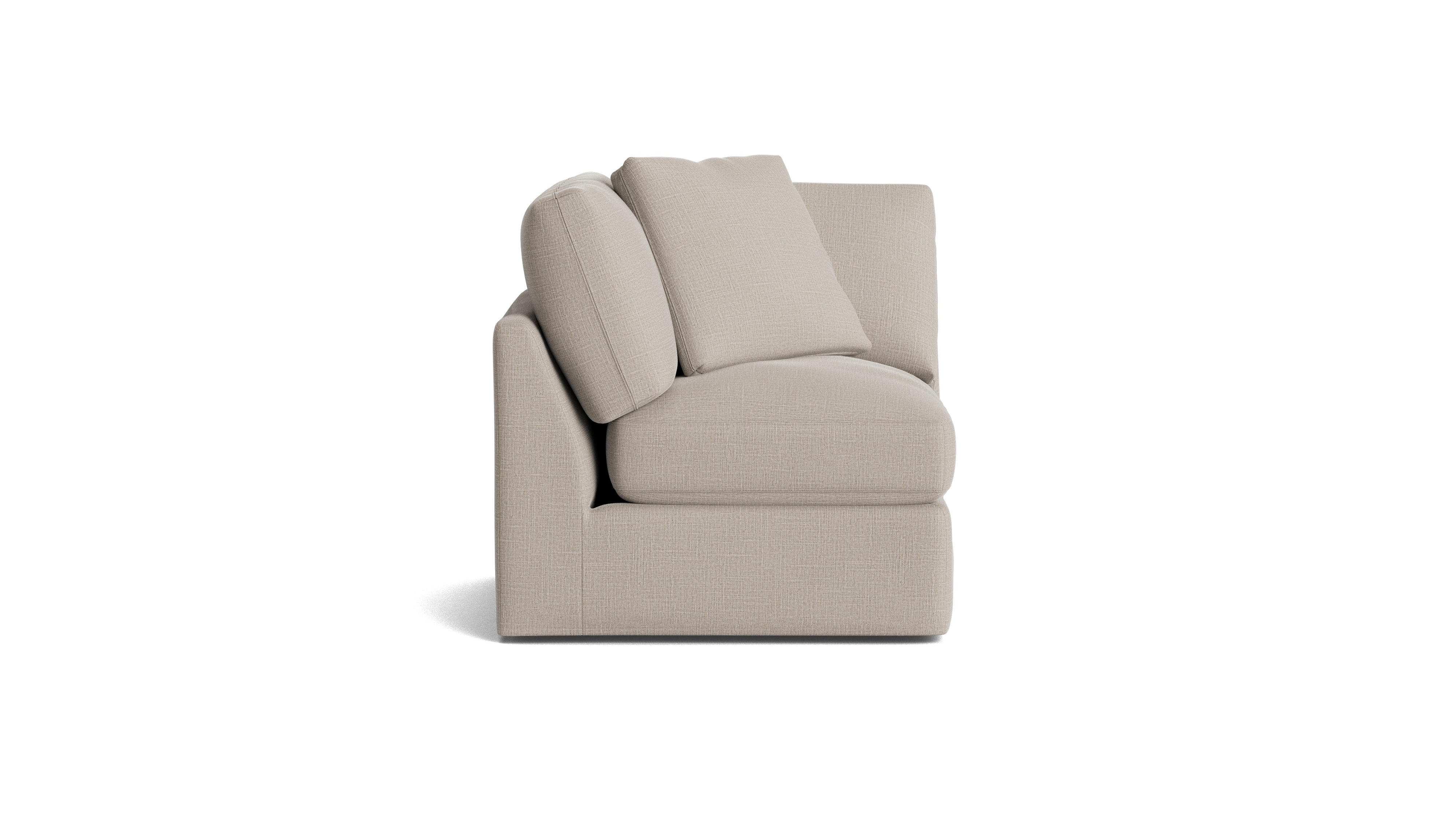 Get Together™ Corner Chair, Standard, Light Pebble