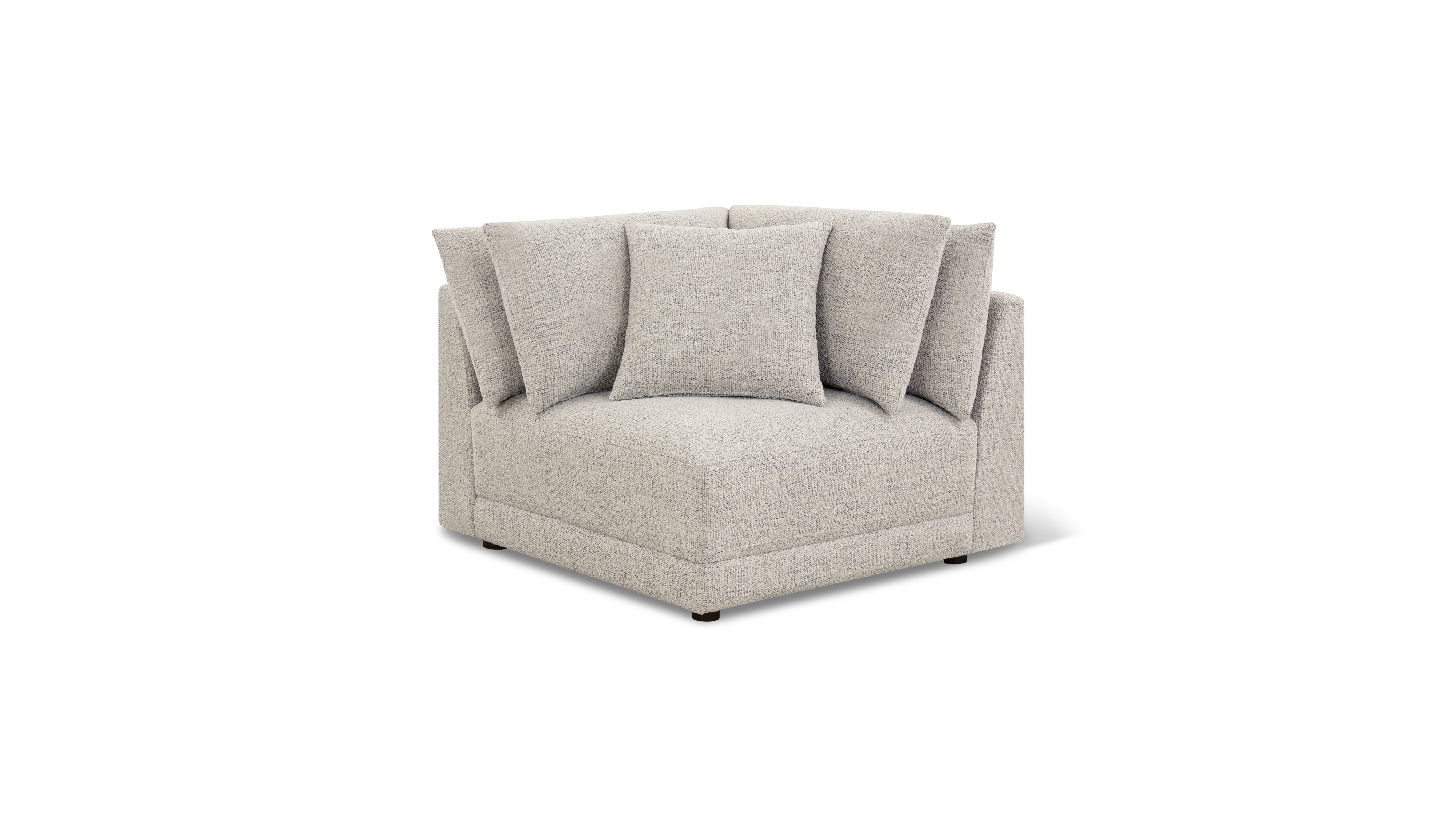 Soft Spot Corner Chair, Oatmeal