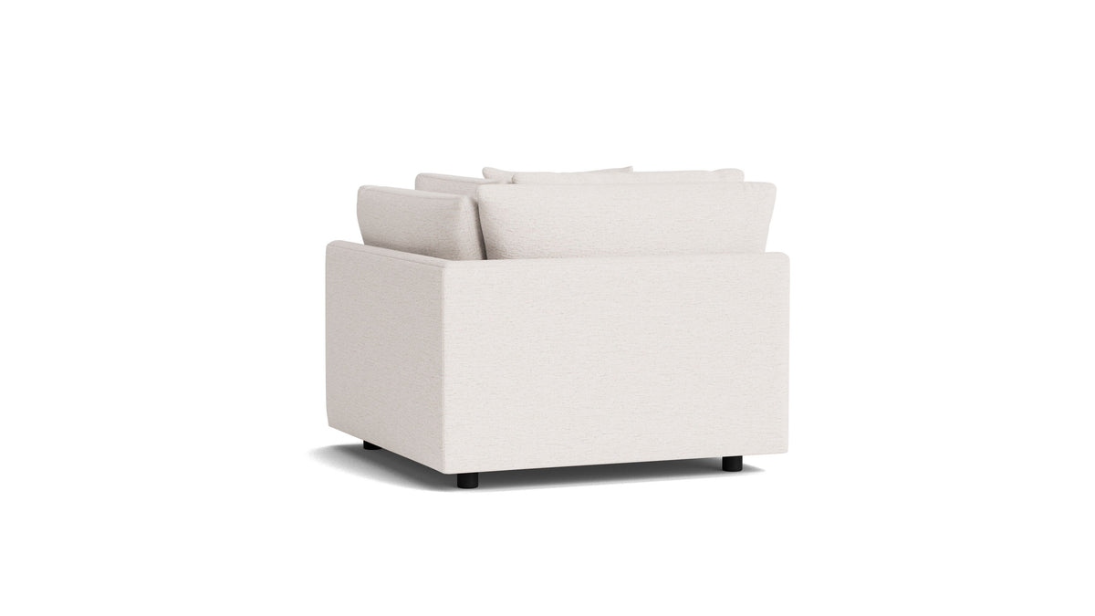 Soft Spot Corner Chair, Nomad Snow — alternate view