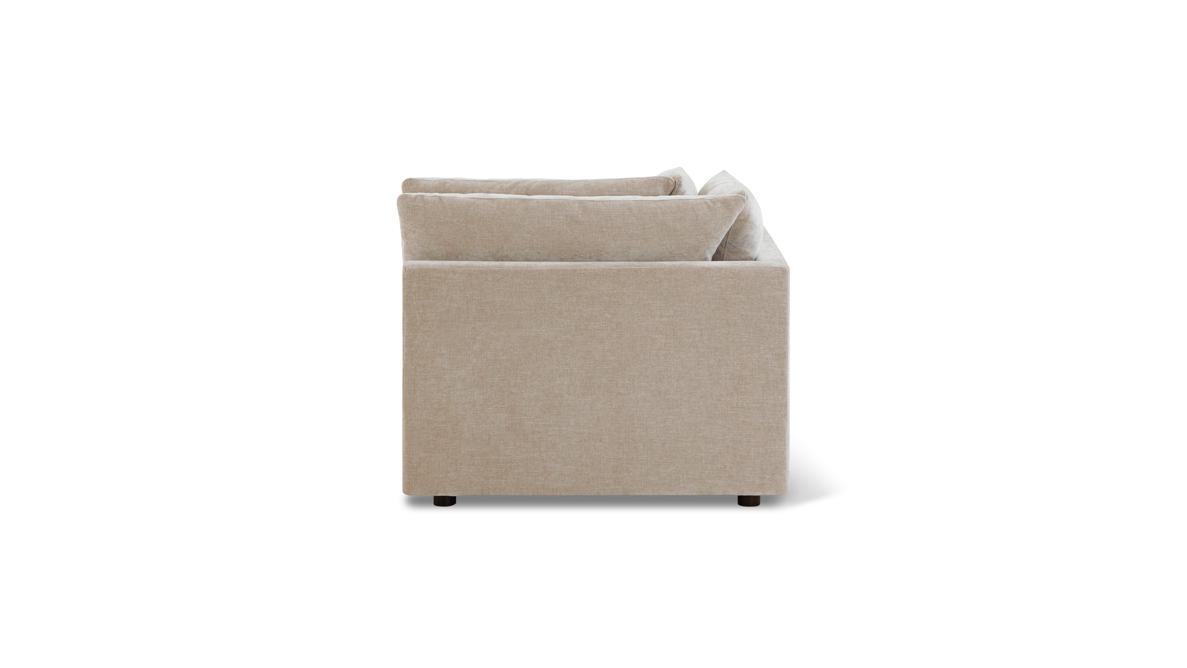 Soft Spot Corner Chair, Cashew