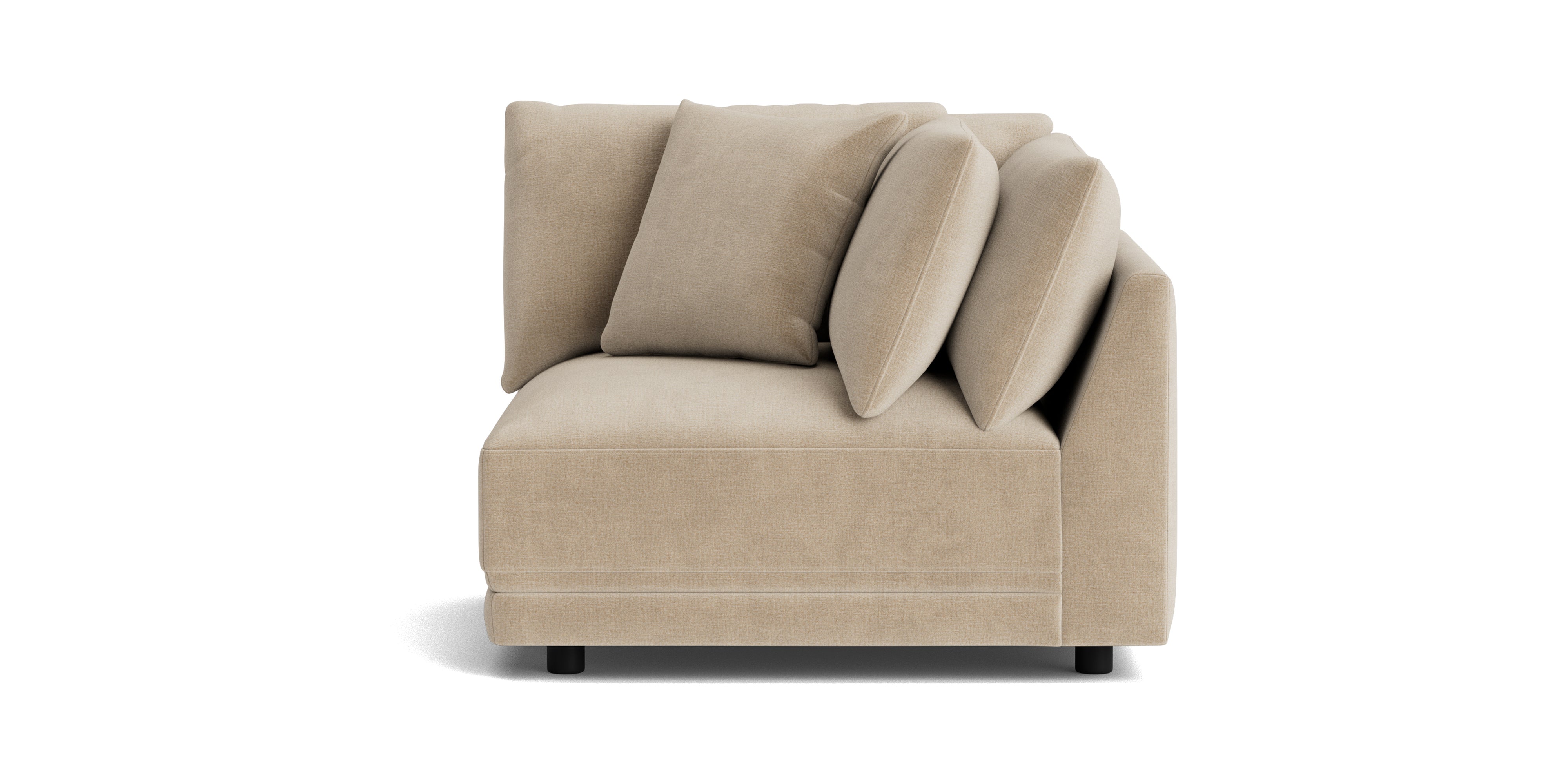 Soft Spot Corner Chair, Cashew