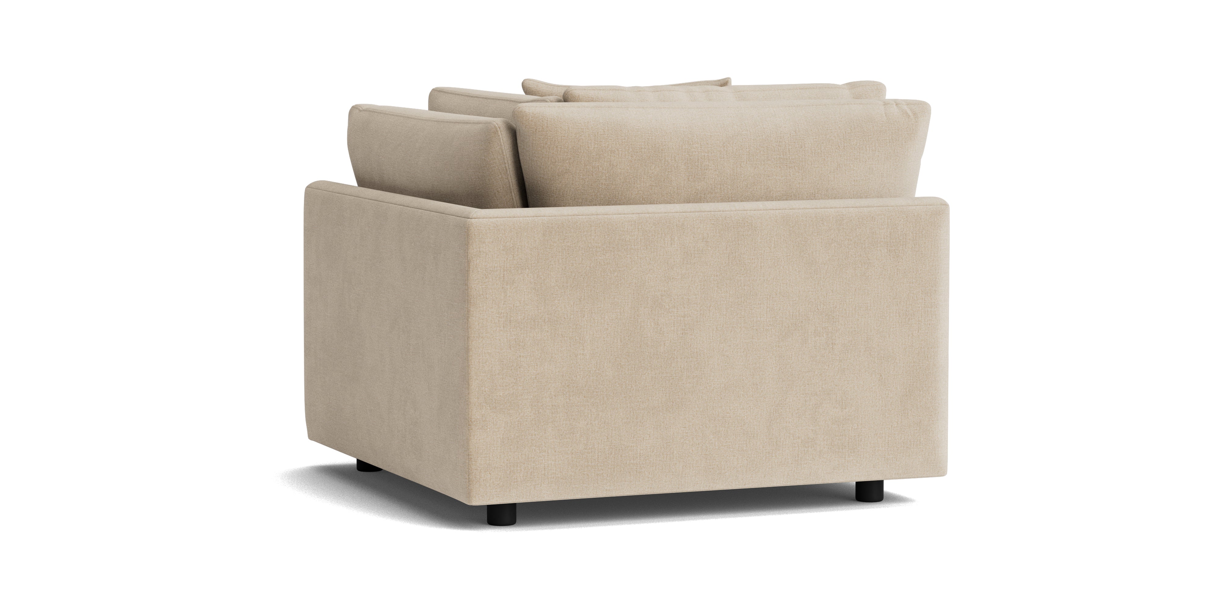 Soft Spot Corner Chair, Cashew