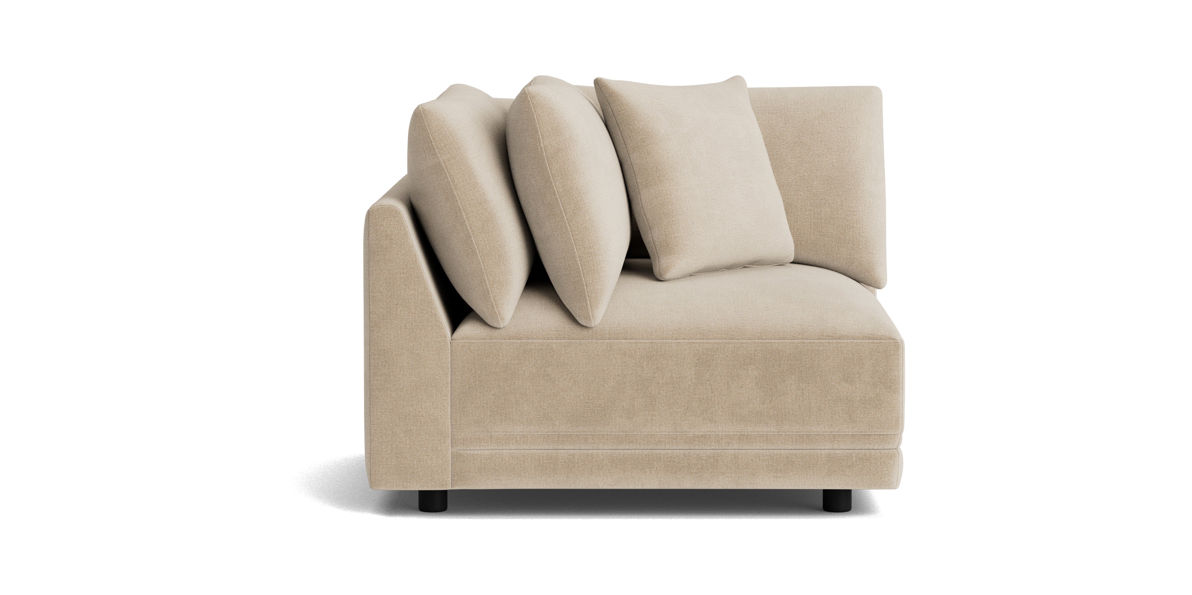 Soft Spot Corner Chair, Cashew