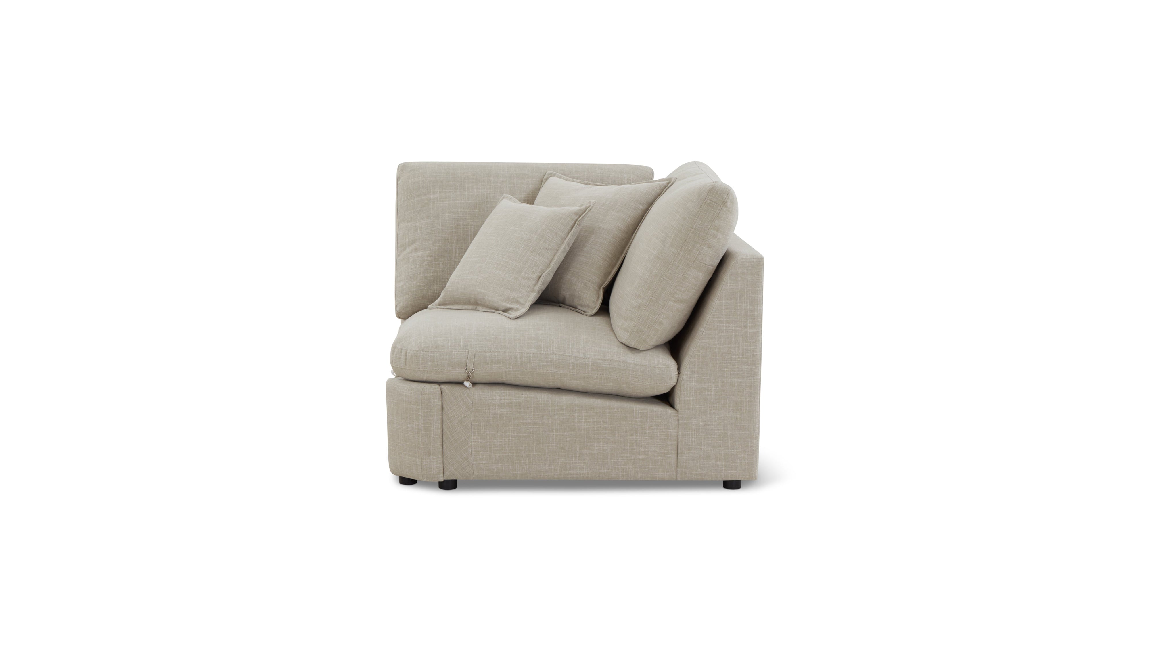 Lift Off Corner Chair, Light Pebble