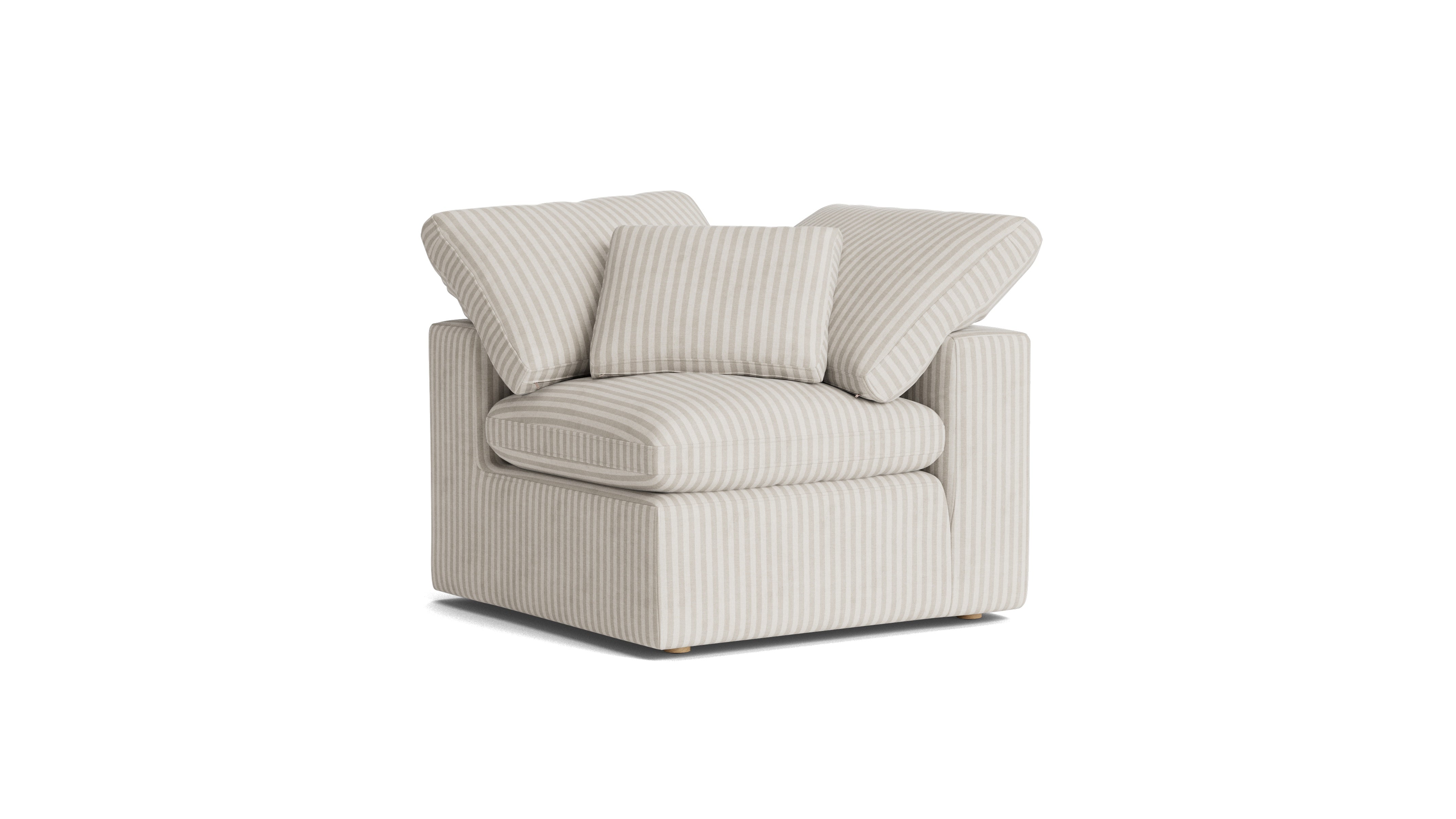 Movie Night Corner Chair, Large, Newport Stripe