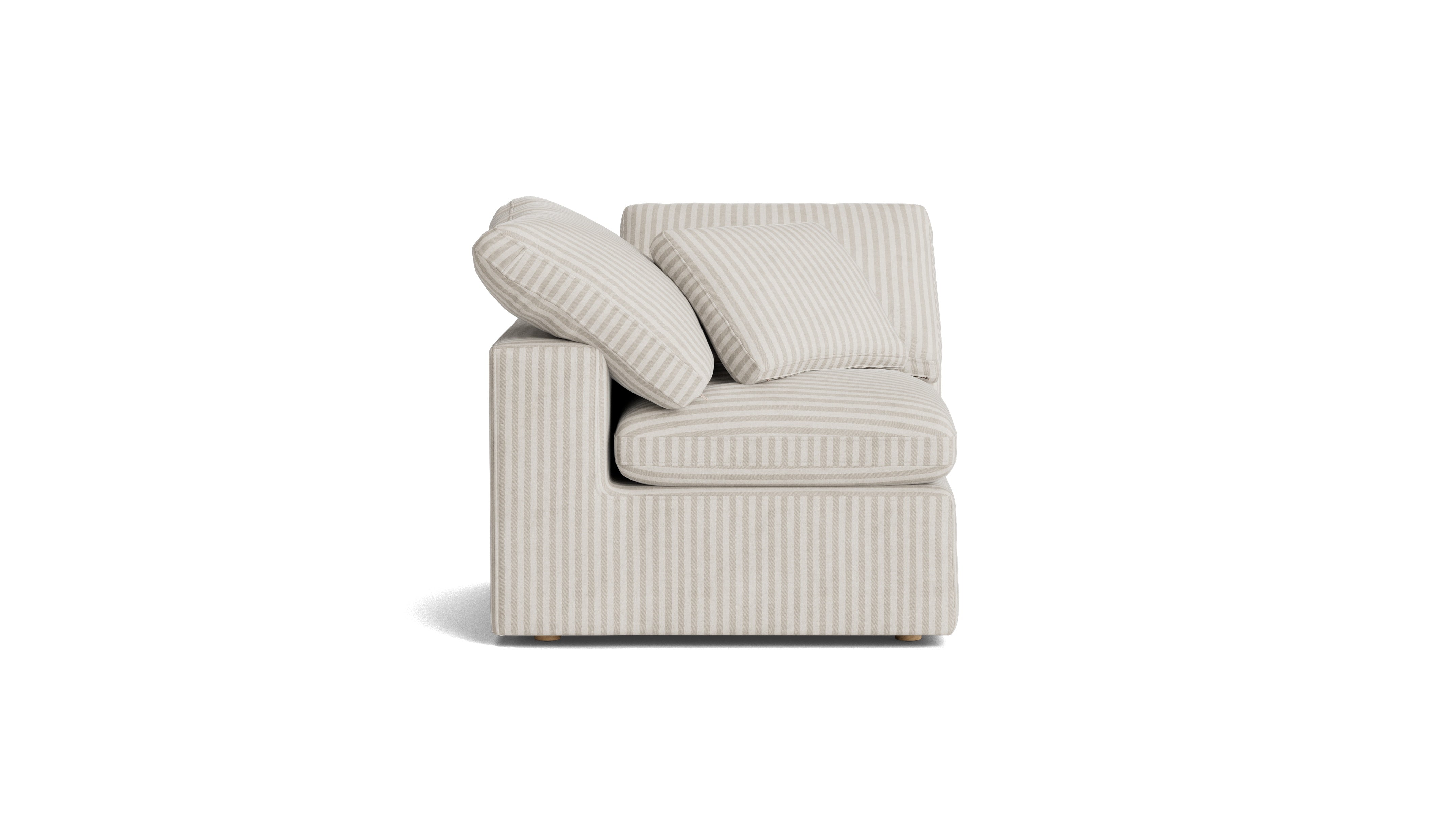 Movie Night Corner Chair, Large, Newport Stripe - Thumbnail 2