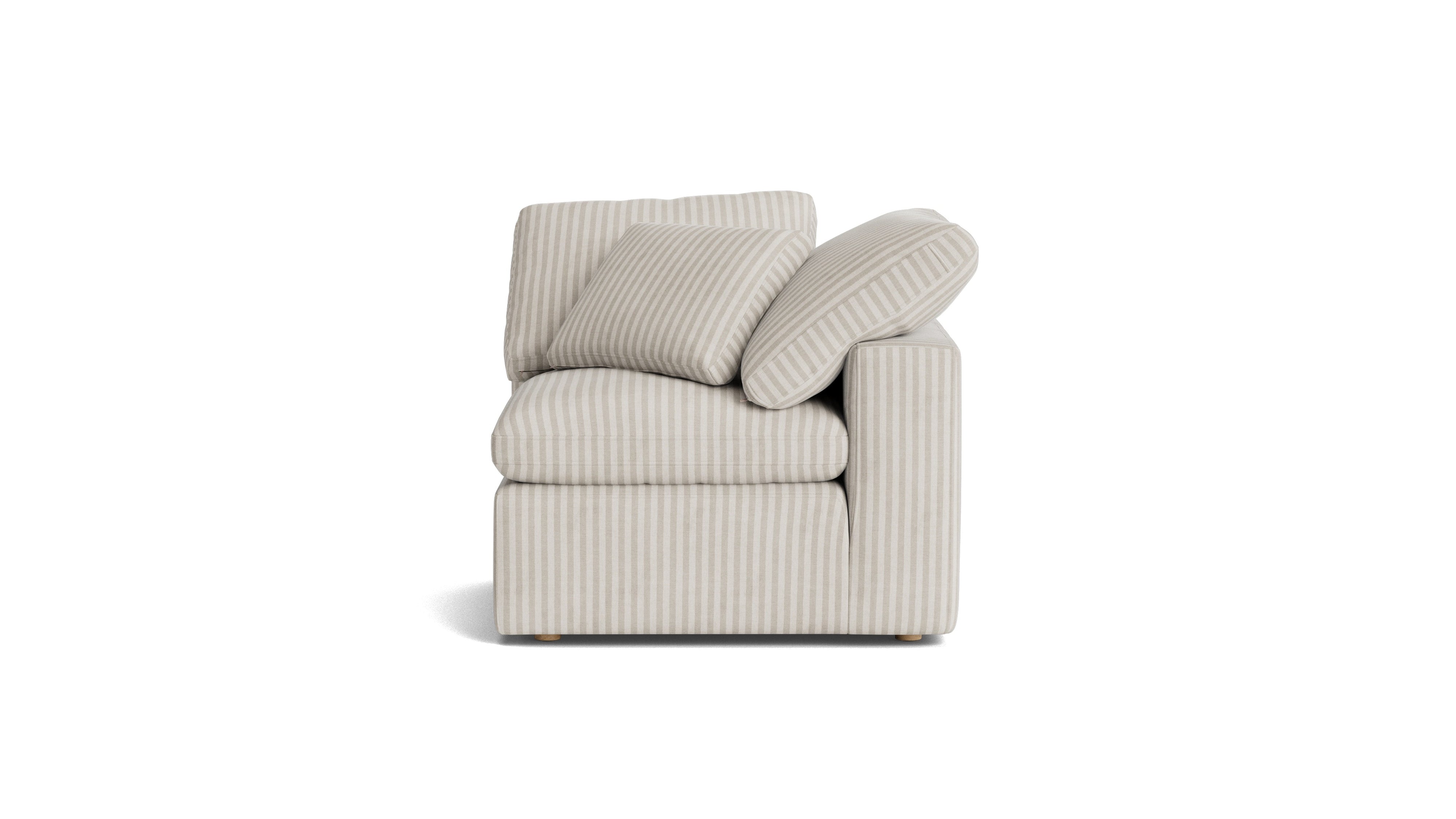 Movie Night™ Corner Chair, Large, Newport Stripe (Left or Right)