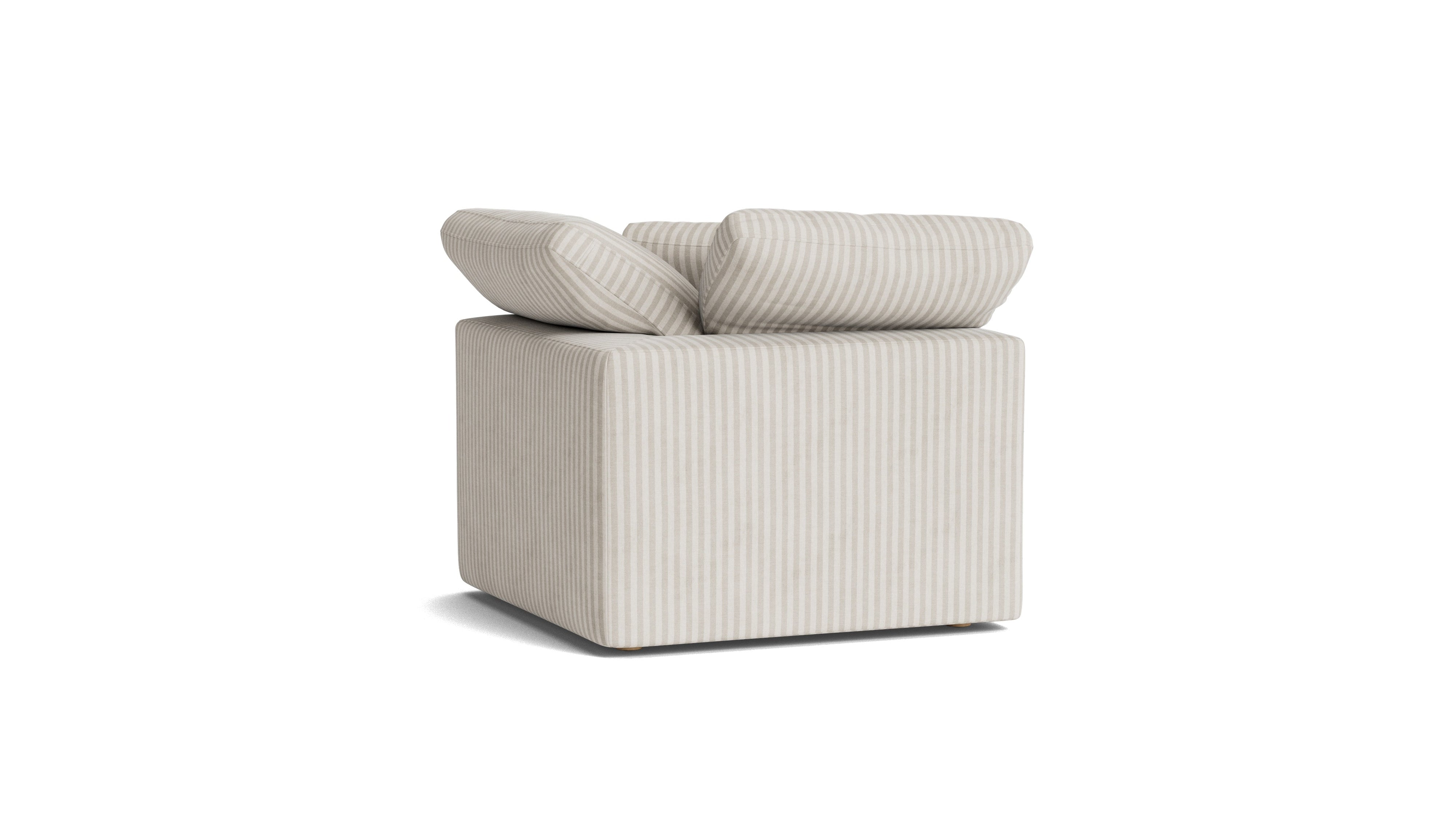 Movie Night™ Corner Chair, Large, Newport Stripe (Left or Right)