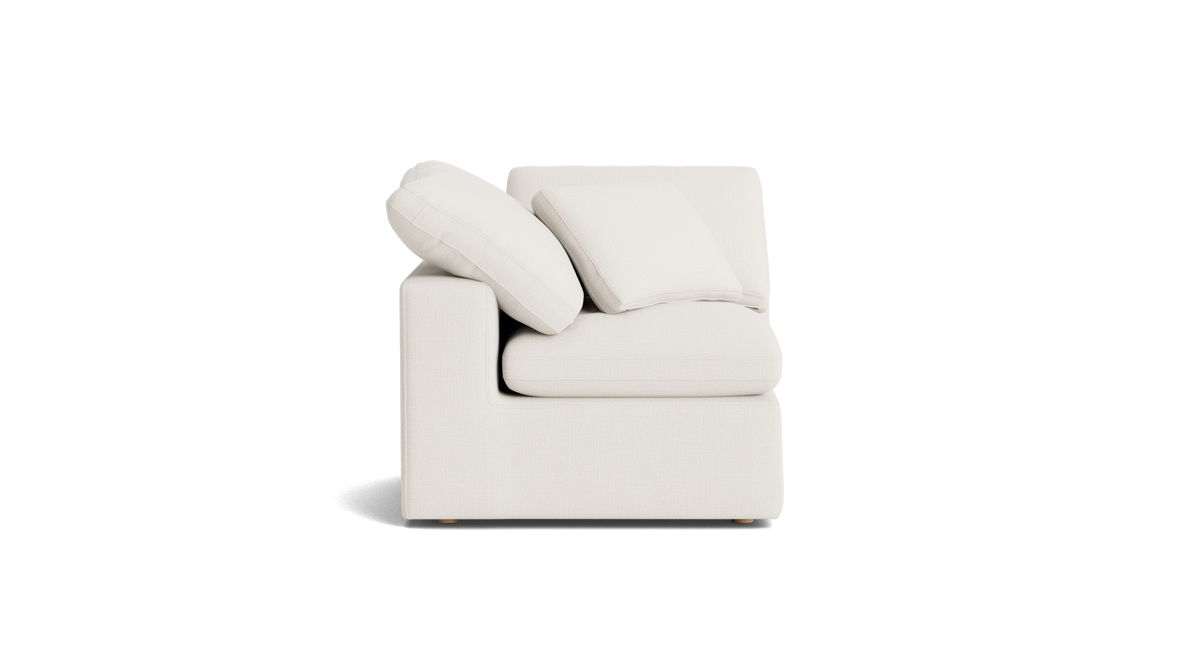 Movie Night™ Corner Chair, Standard, Cream Linen (Left Or Right)
