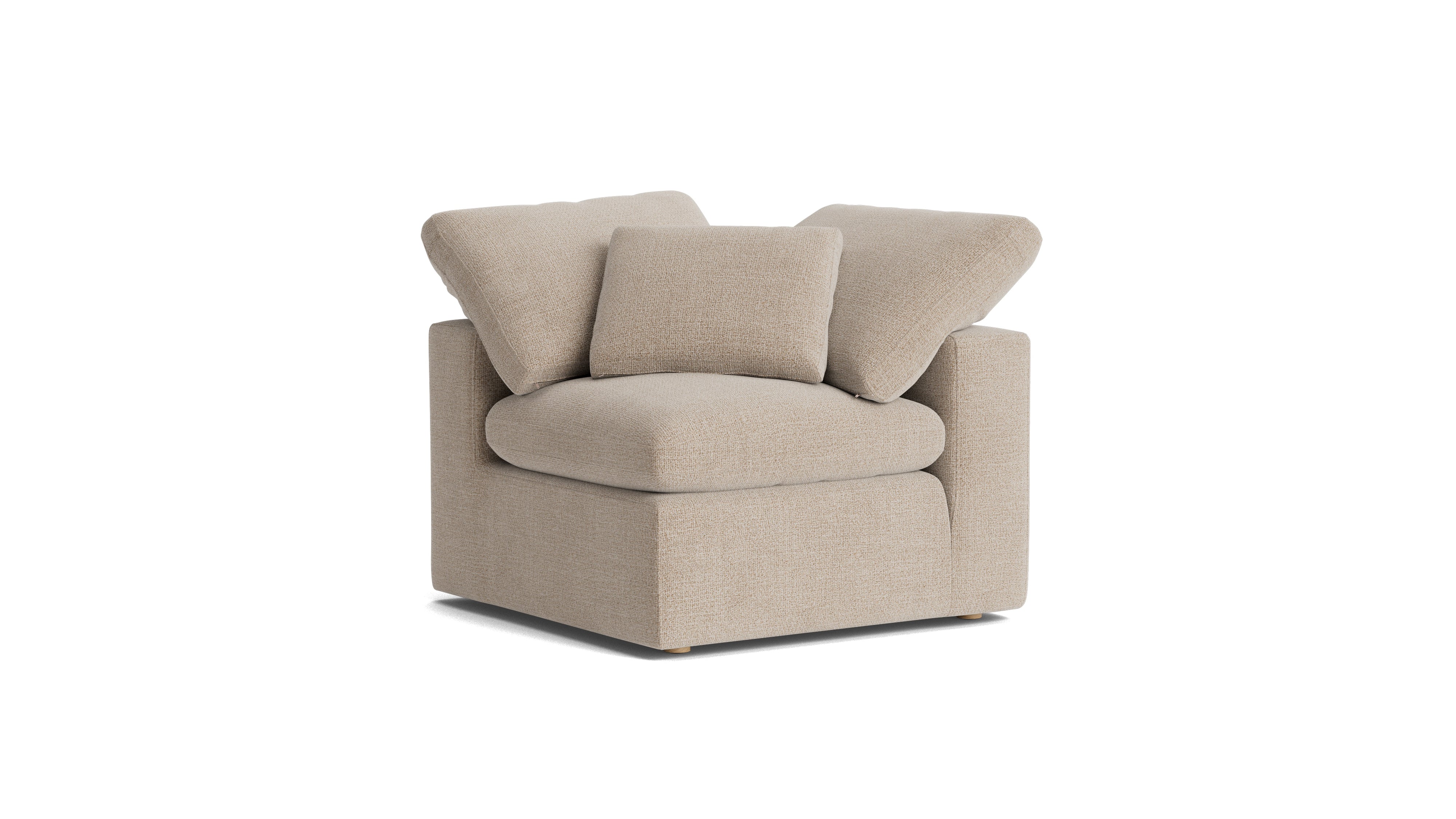 Movie Night™ Corner Chair, Standard, Champagne (Left Or Right)