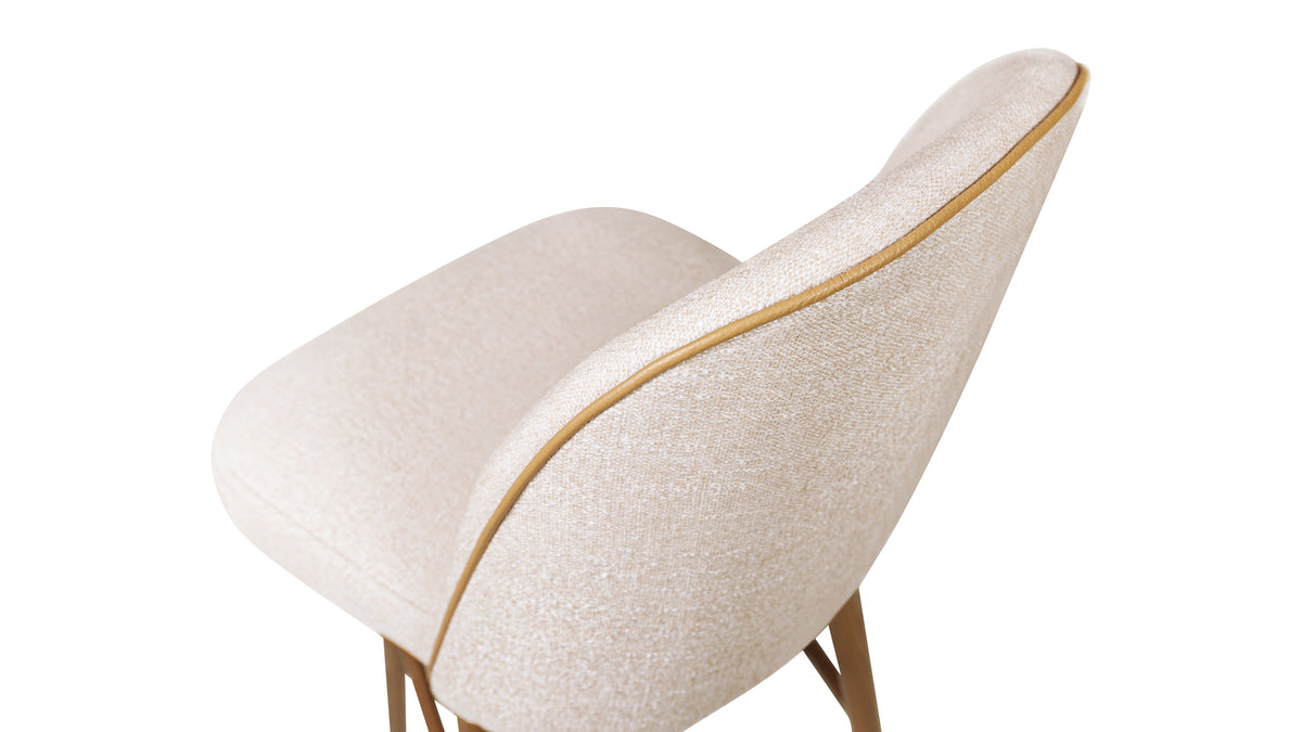 Tall Order Swivel Counter Stool, Natural Oak, Sunbeam Seat