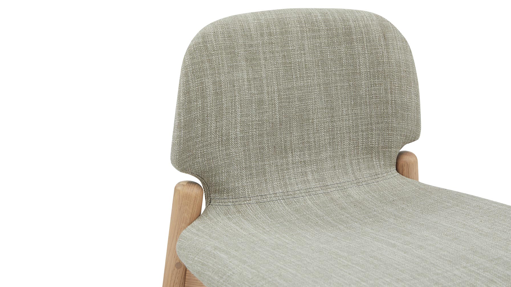 Dine In Counter Stool, Oak/Taupe