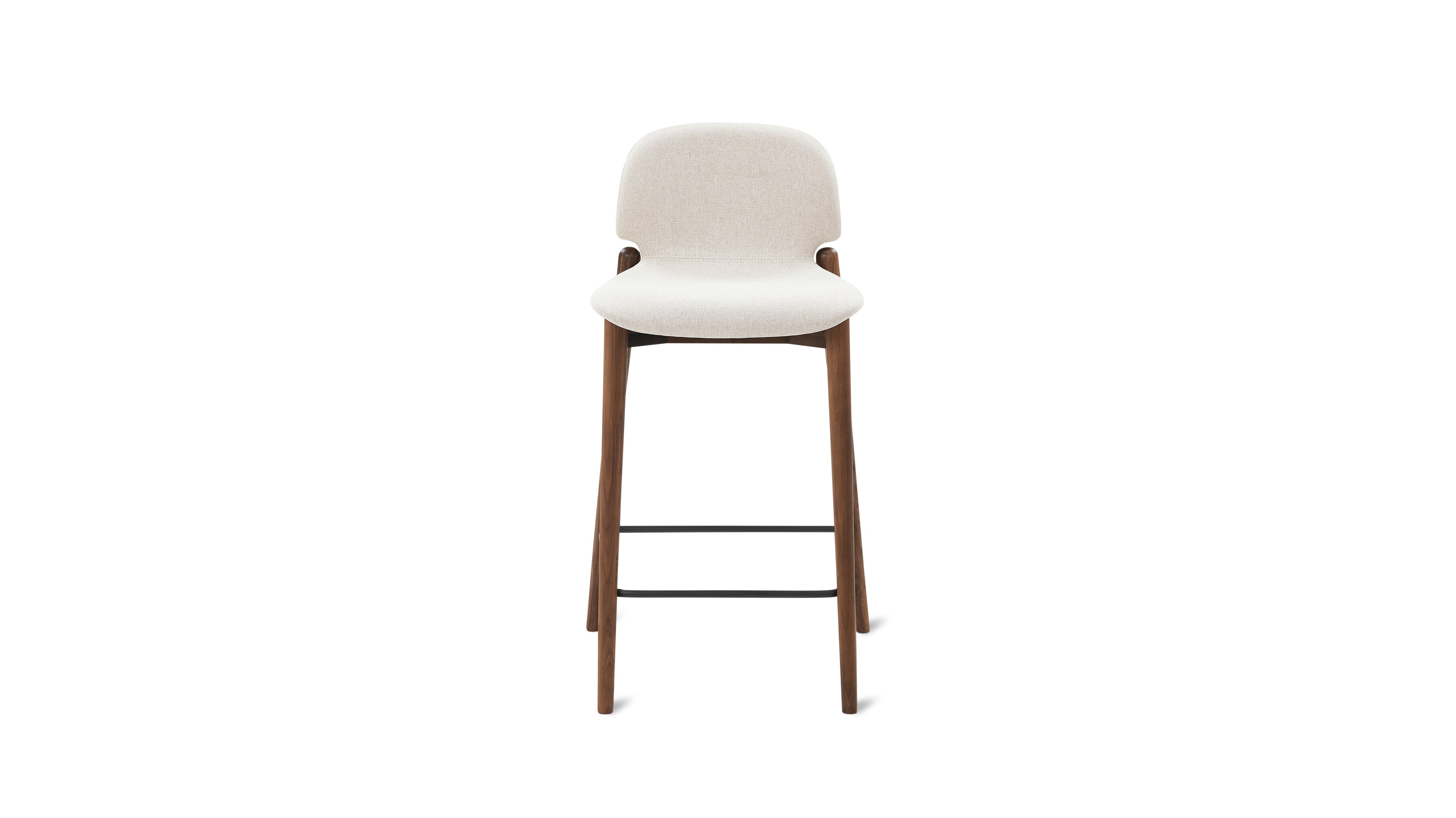 Dine In Counter Stool, Walnut/Dune