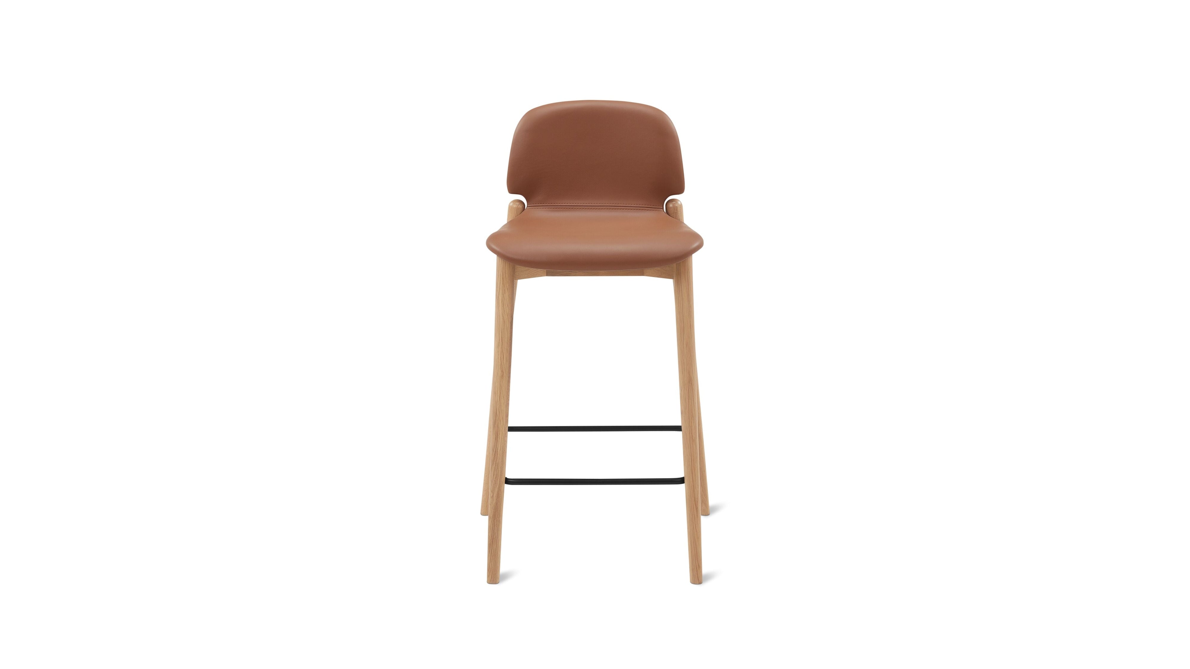 Dine In Counter Stool, Oak/Pecan