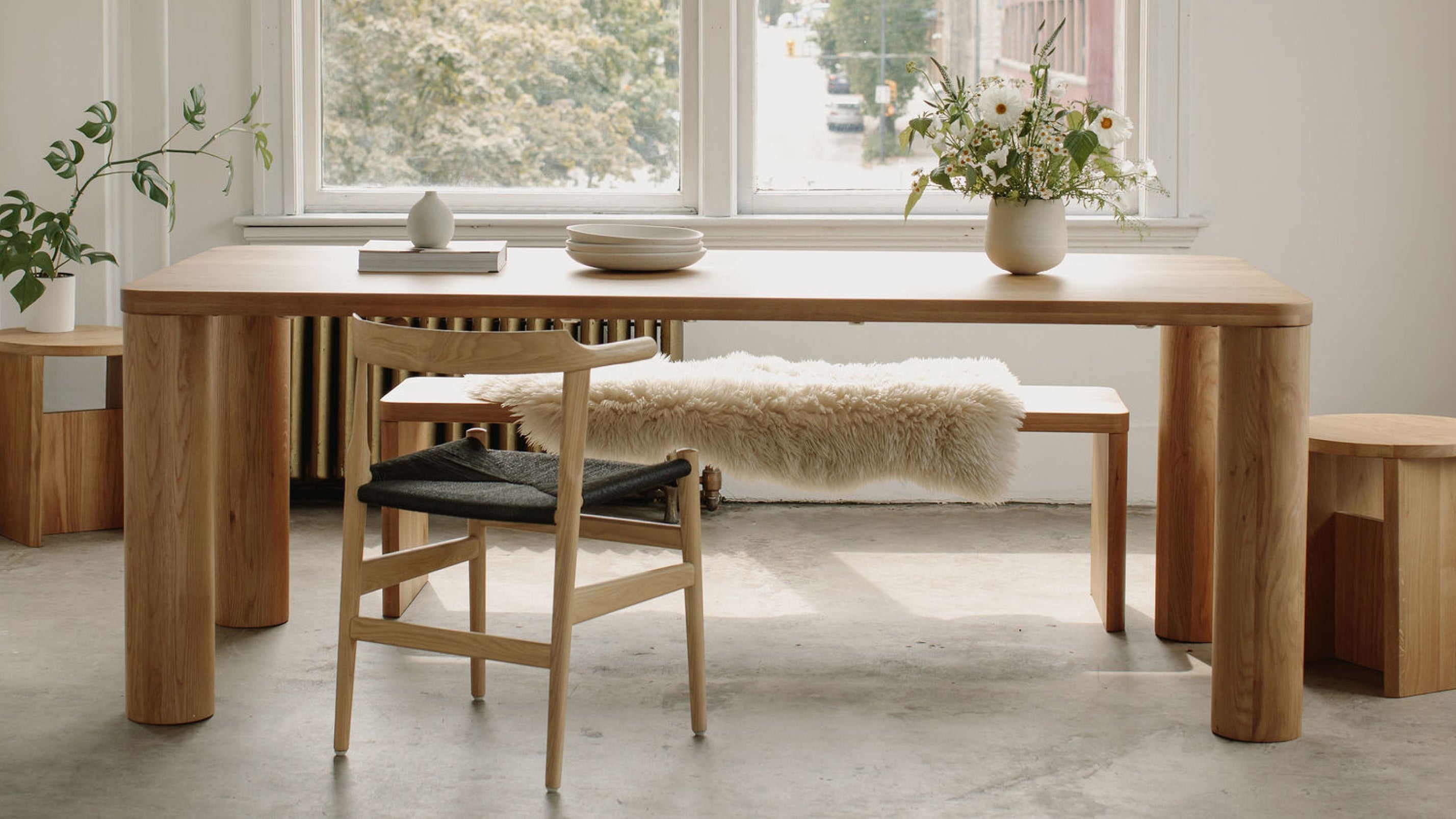 Field Dining Table, Seats 8-10 People, Oak