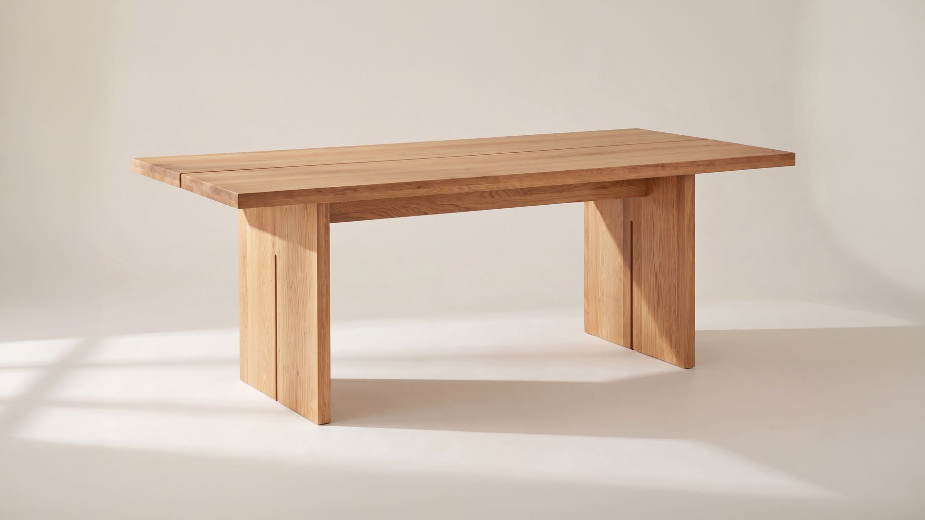 Plane Dining Table, Seats 6-8 People, Oak_image