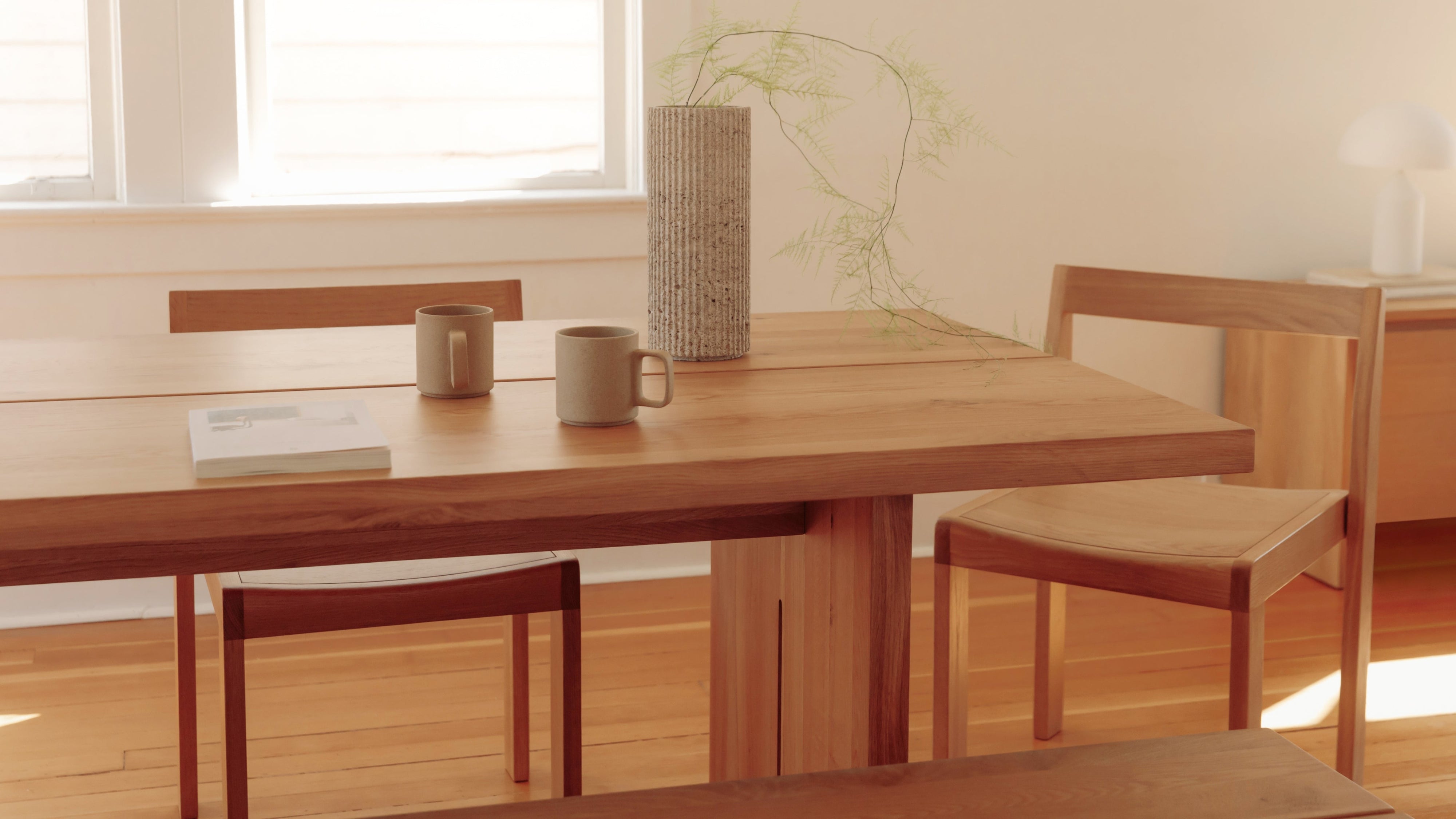 Plane Dining Table, Seats 8-10 People, Oak