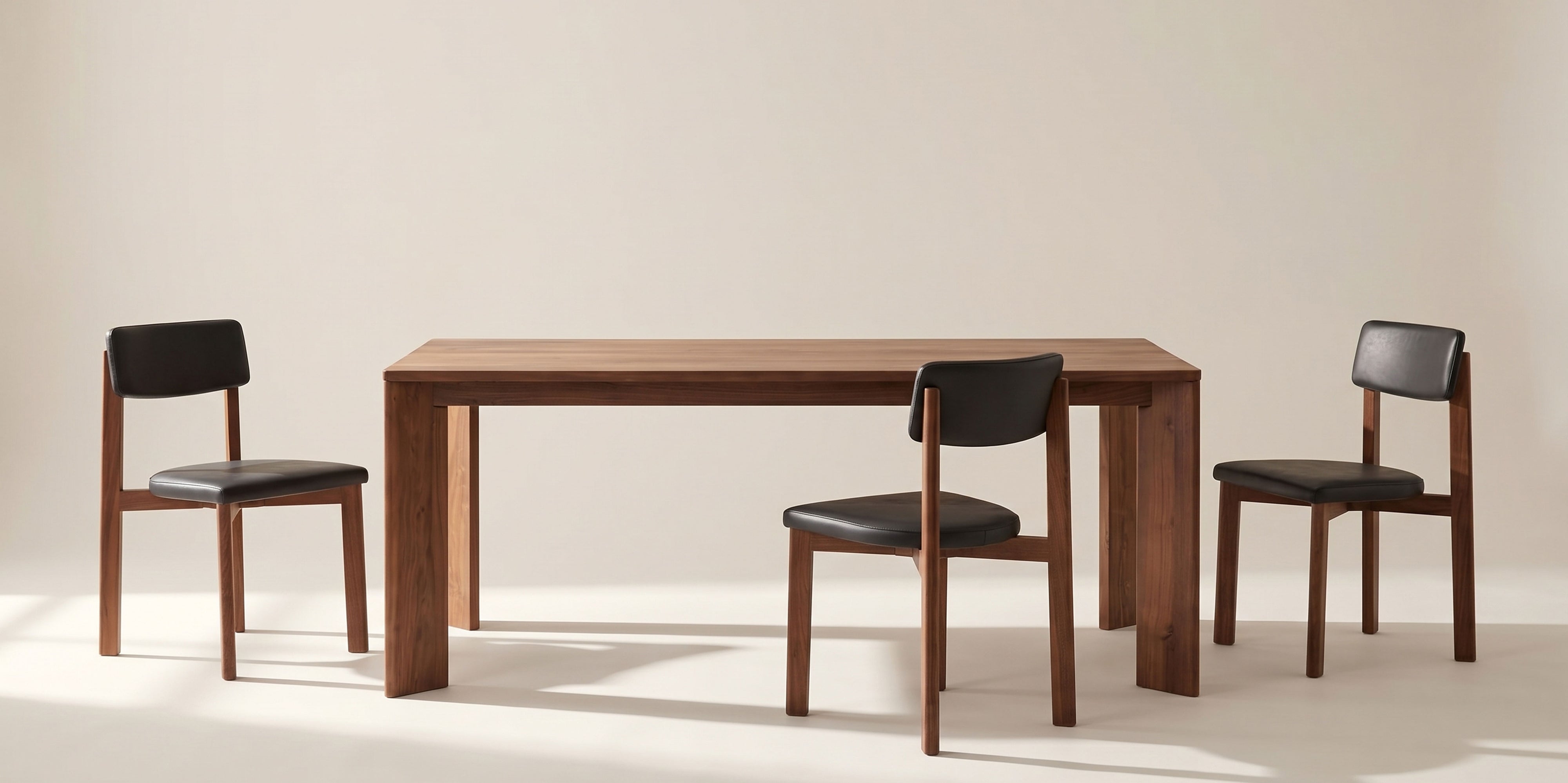 Frame Dining Table, Seats 6-8 People, American Walnut