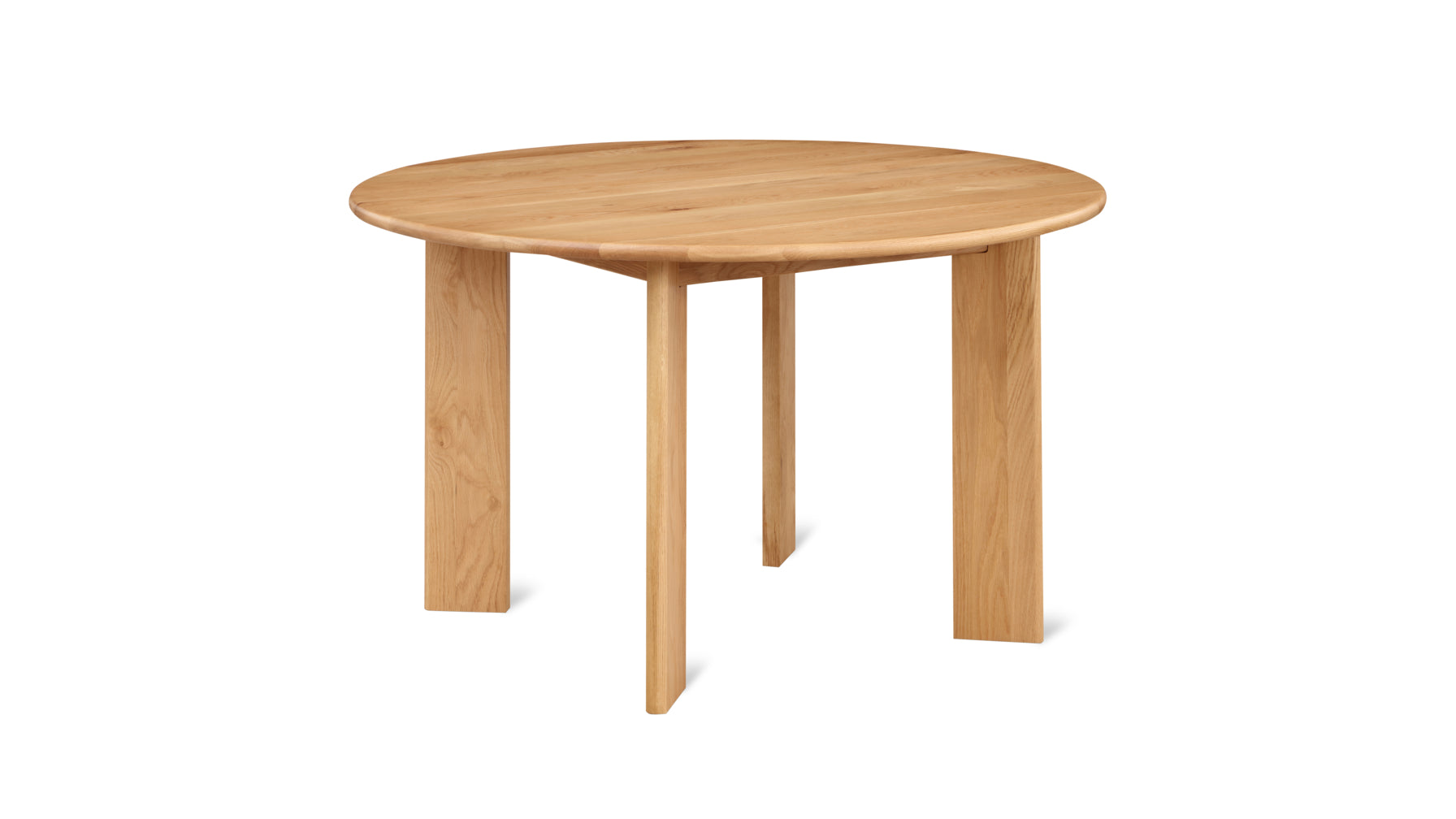 Frame Round Dining Table, Seats 4-5 People, Oak - Image 1