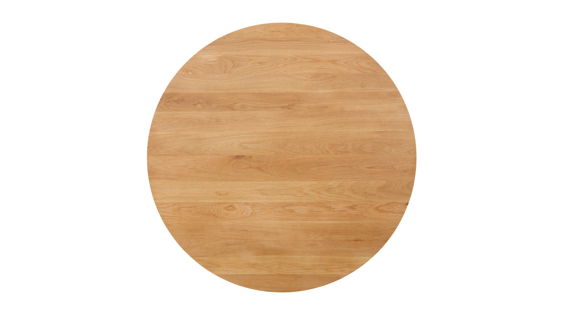 Frame Round Dining Table, Seats 4-5, Oak
