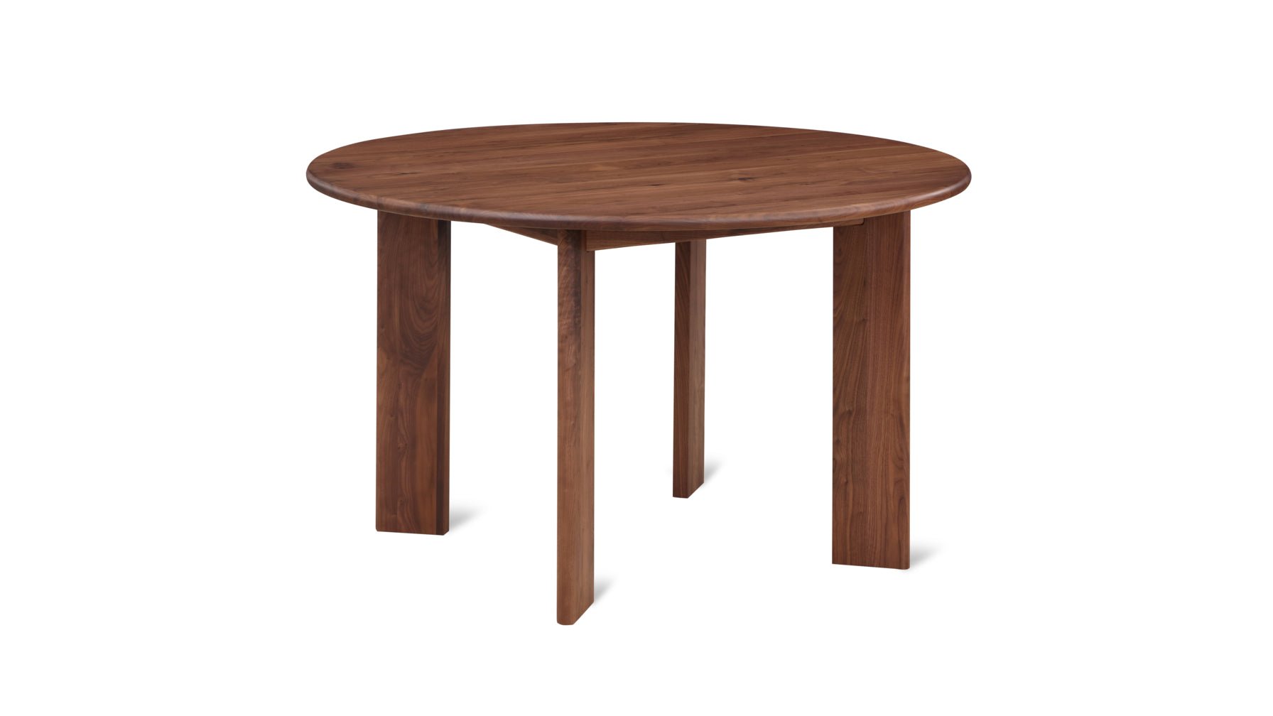 Frame Round Dining Table, Seats 4-5, American Walnut