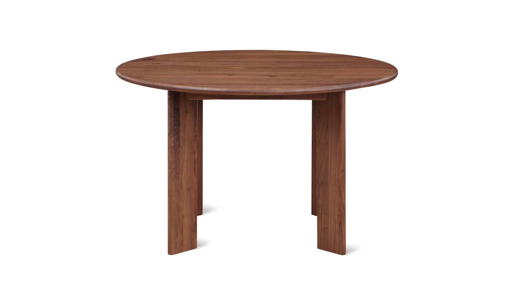 Frame Round Dining Table, Seats 4-5, American Walnut