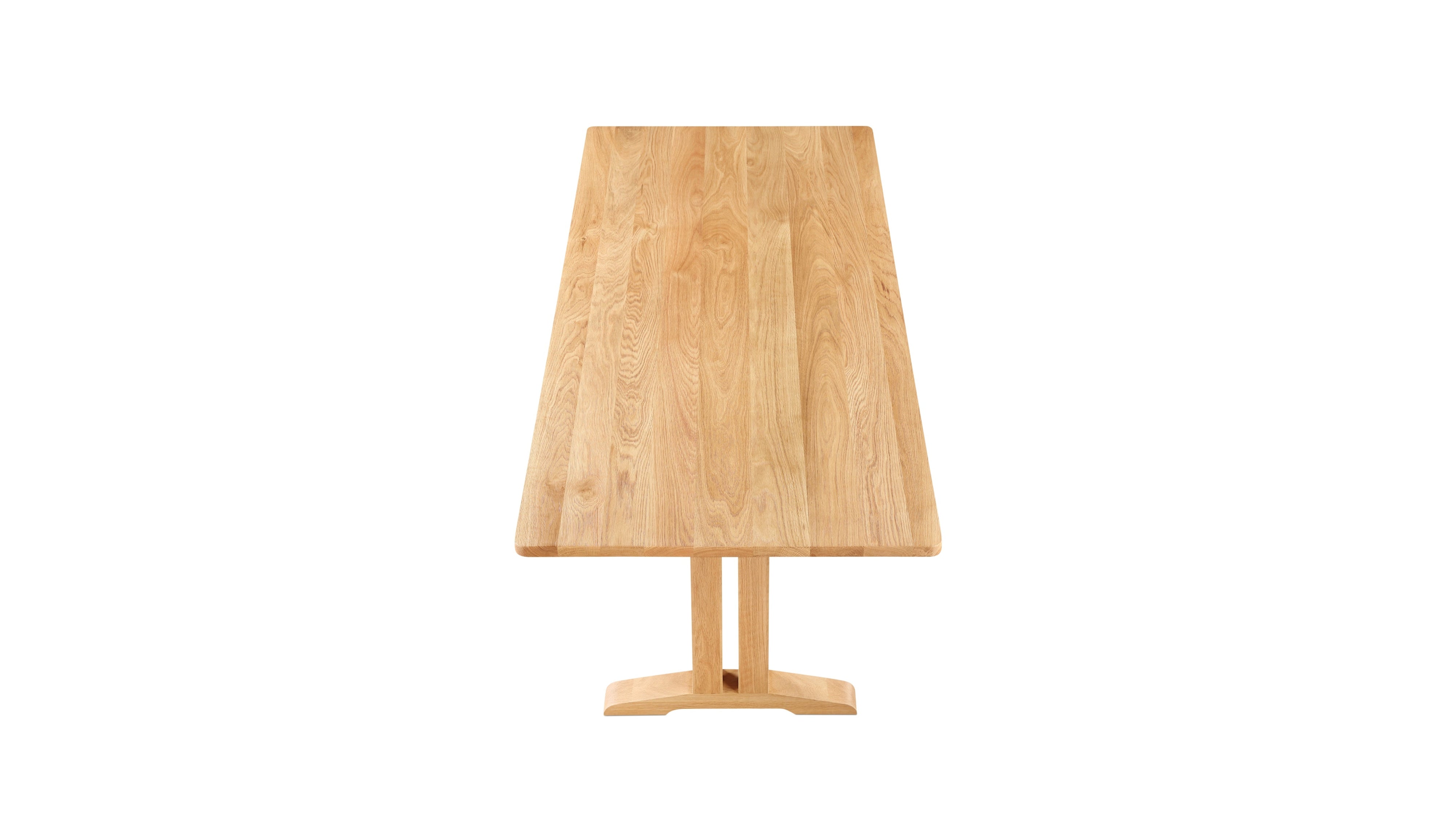 Flight Dining Table, Seats 6-8, Brushed Oak