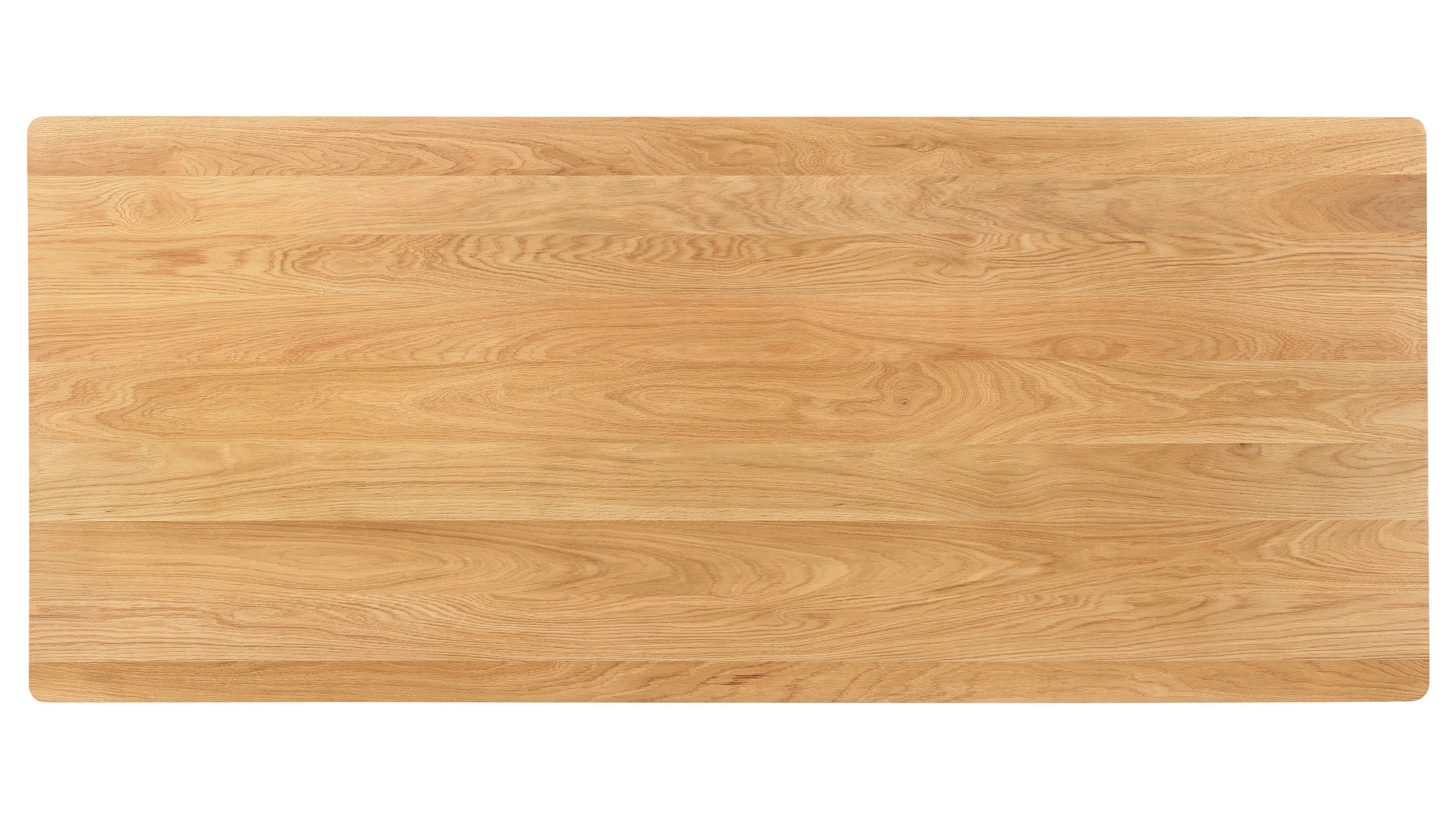 Flight Dining Table, Seats 6-8, Brushed Oak