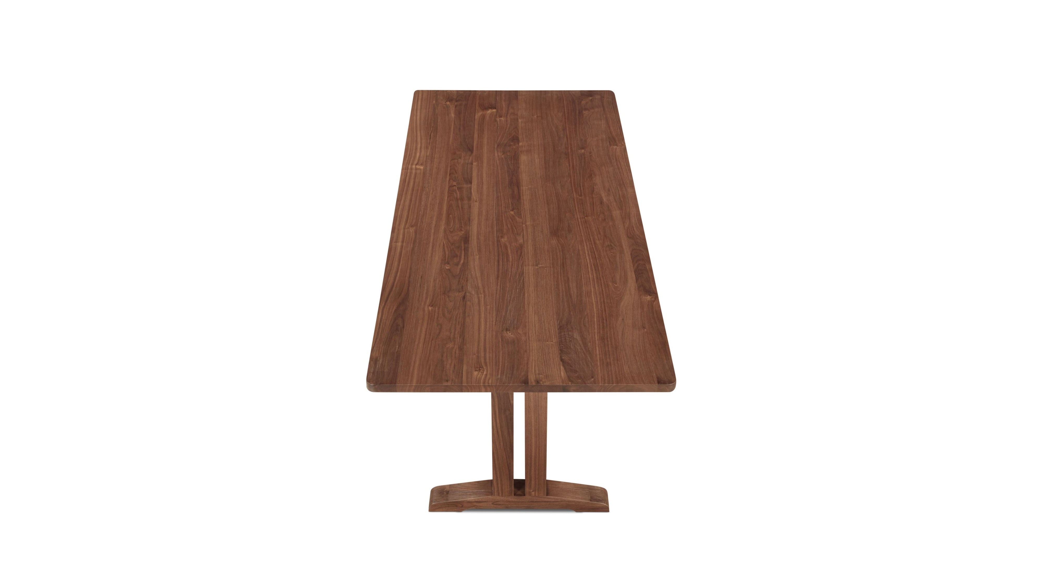 Flight Dining Table, Seats 6-8, Brushed American Walnut