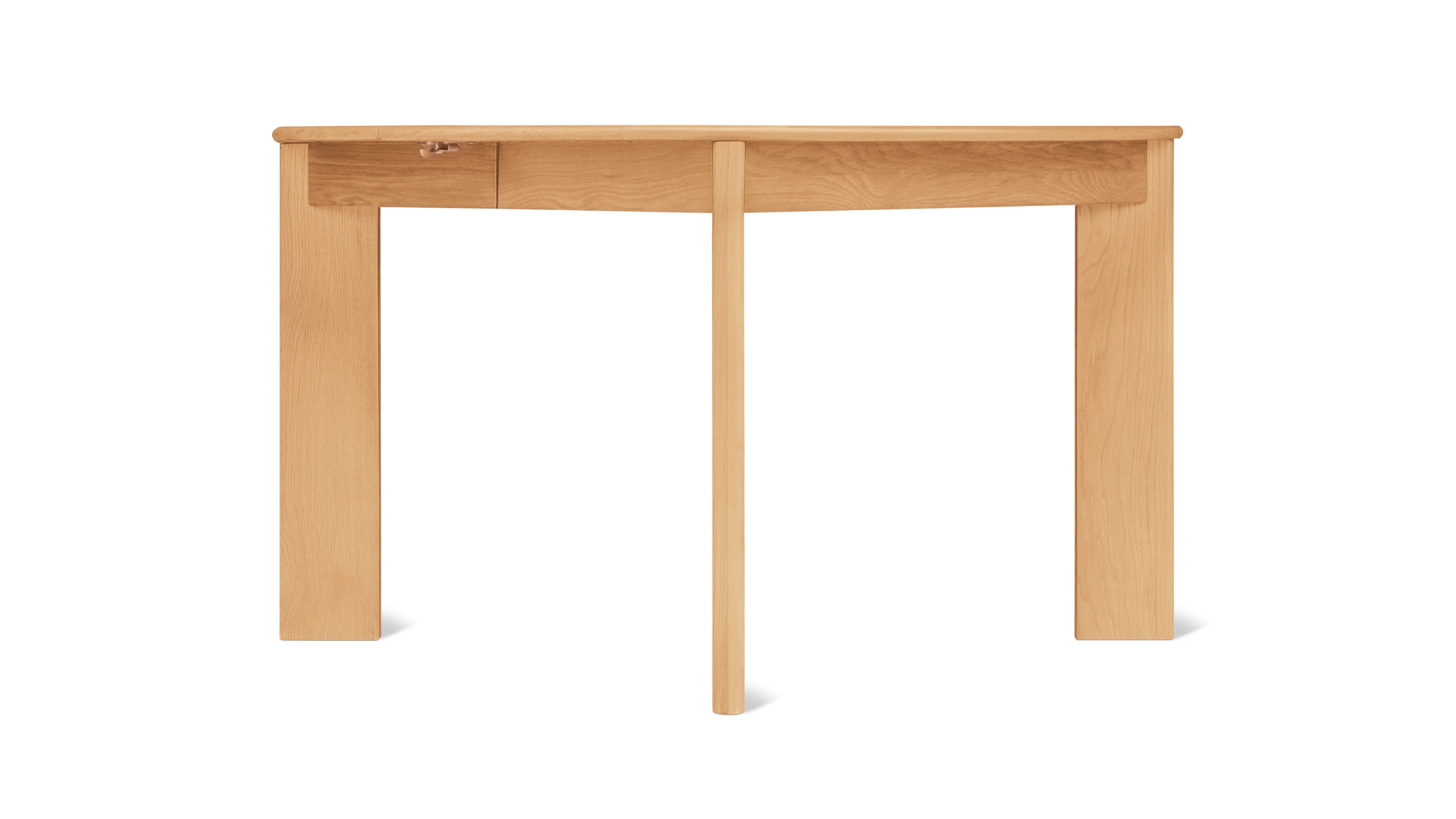 Frame Round Extendable Dining Table, Seats 4-8, Oak