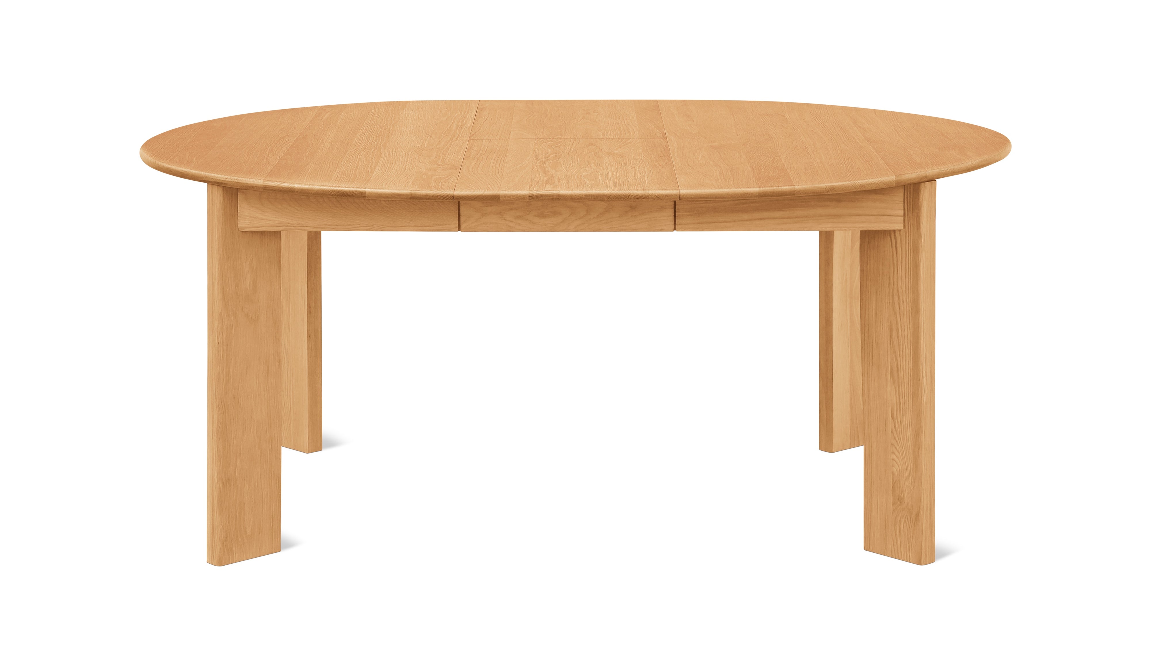 Frame Round Extendable Dining Table, Seats 4-8, Oak