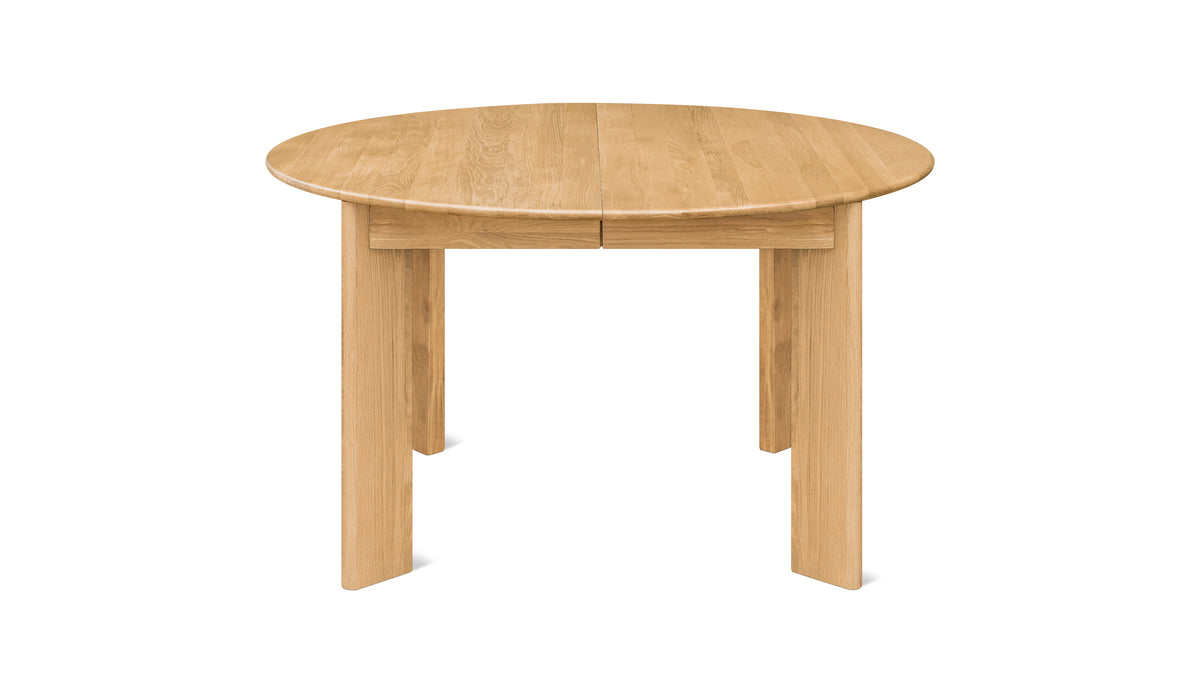 Frame Round Extendable Dining Table, Seats 4-8, Oak_image