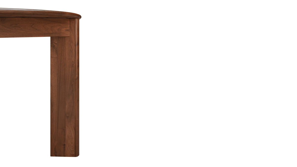 Frame Round Extendable Dining Table, Seats 4-8, American Walnut